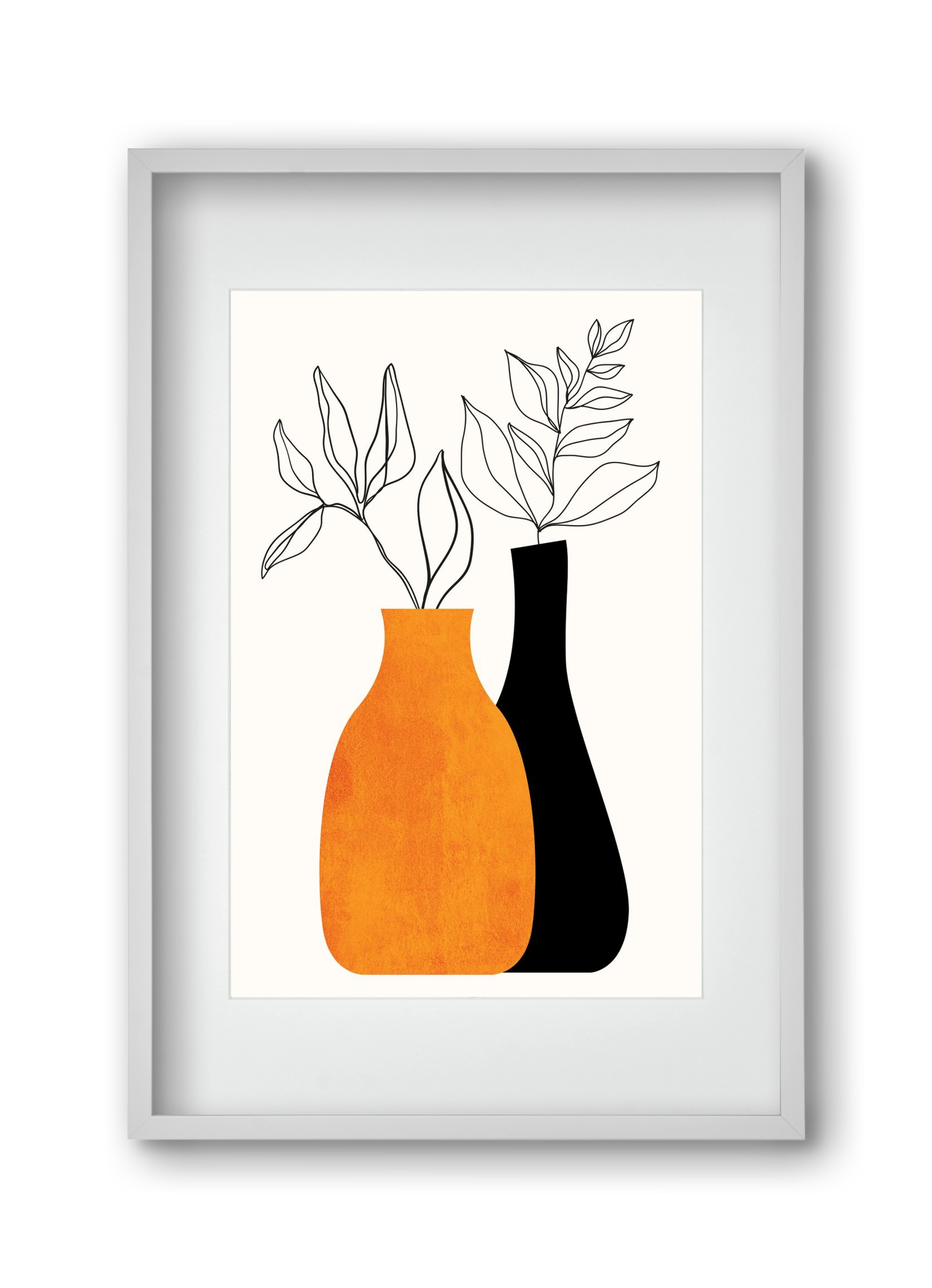 Cheek to Cheek, 30x45 cm (20x30 cm), Fehér keret, paszpartuval