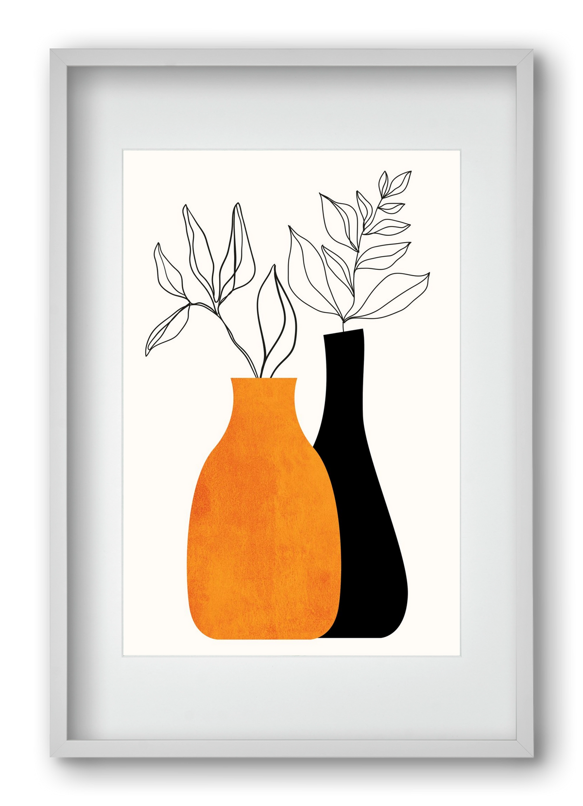 Cheek to Cheek, 40x60 cm (30x45 cm), Fehér keret, paszpartuval