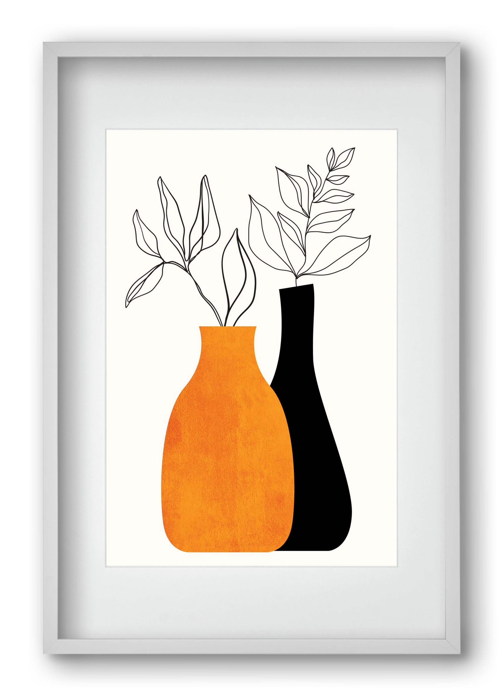 Cheek to Cheek, 40x60 cm (30x45 cm), Fehér keret, paszpartuval