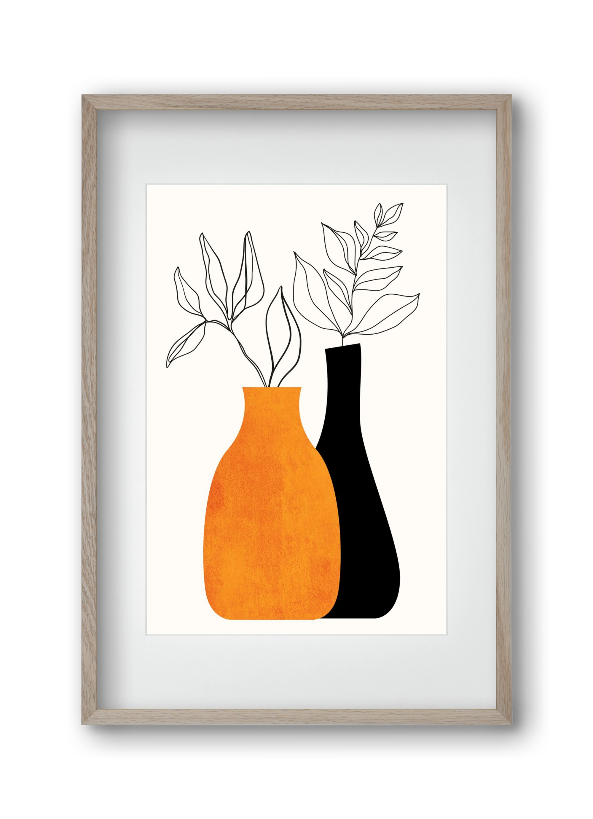 Cheek to Cheek, 30x45 cm (20x30 cm), Tölgy keret, paszpartuval