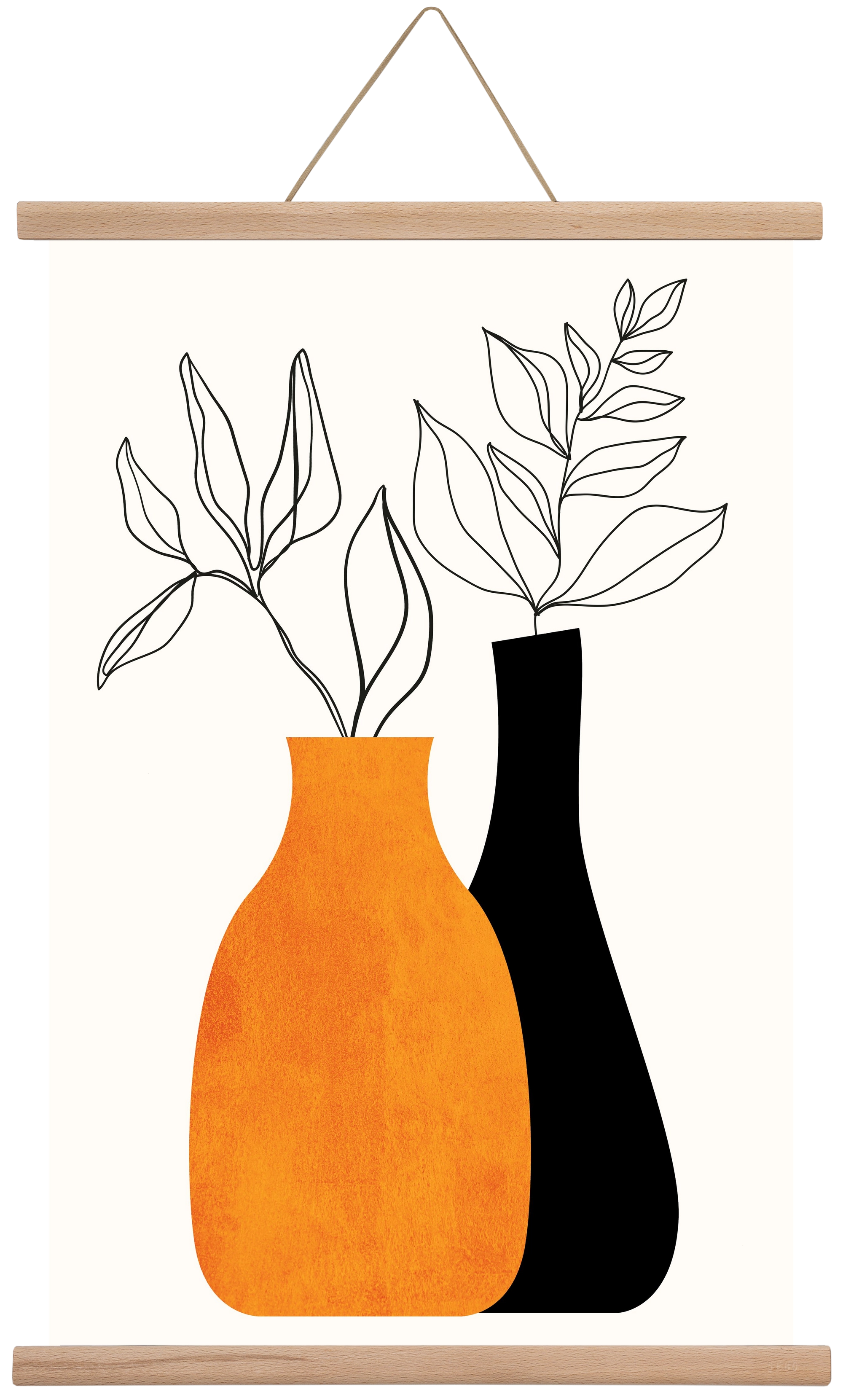 Cheek to Cheek, 40x60 cm (40x60 cm), Tölgy akasztó