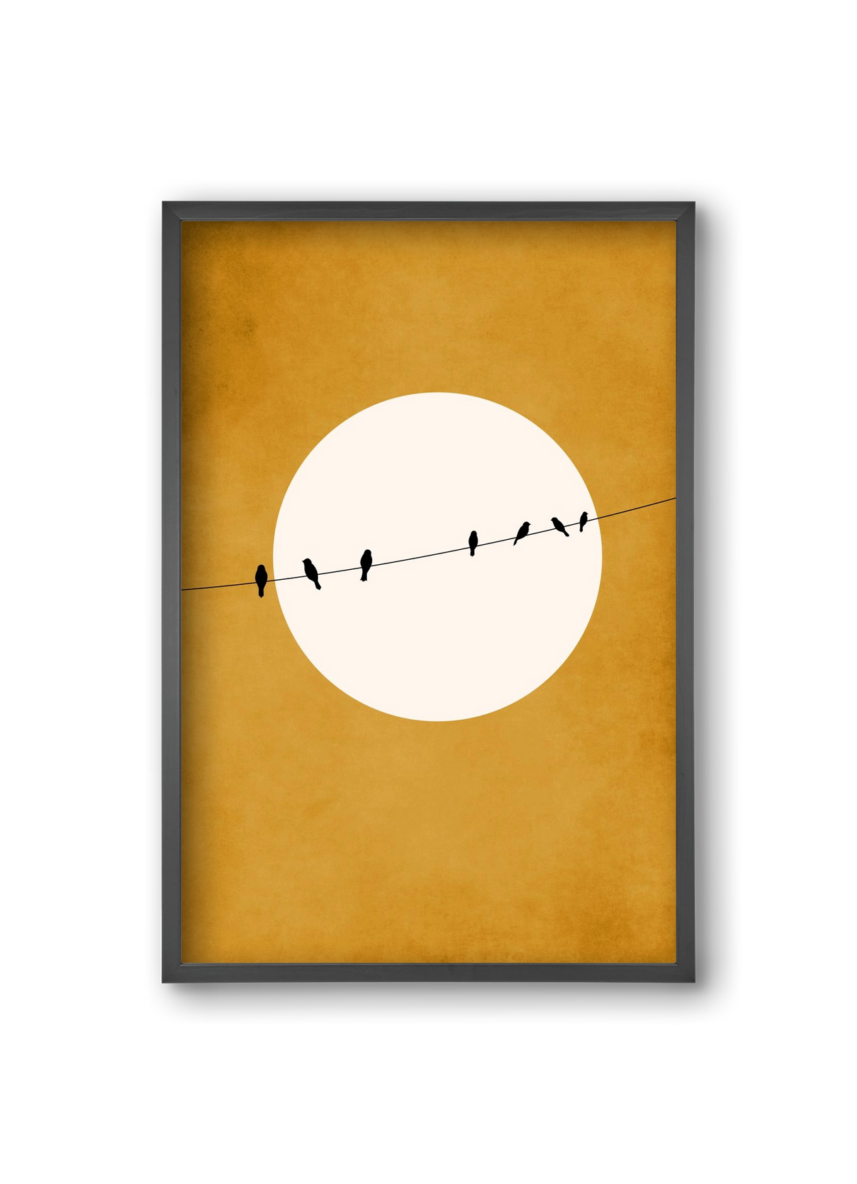 Chirping and Chilling at Night, 20x30 cm (20x30 cm), Fekete keret