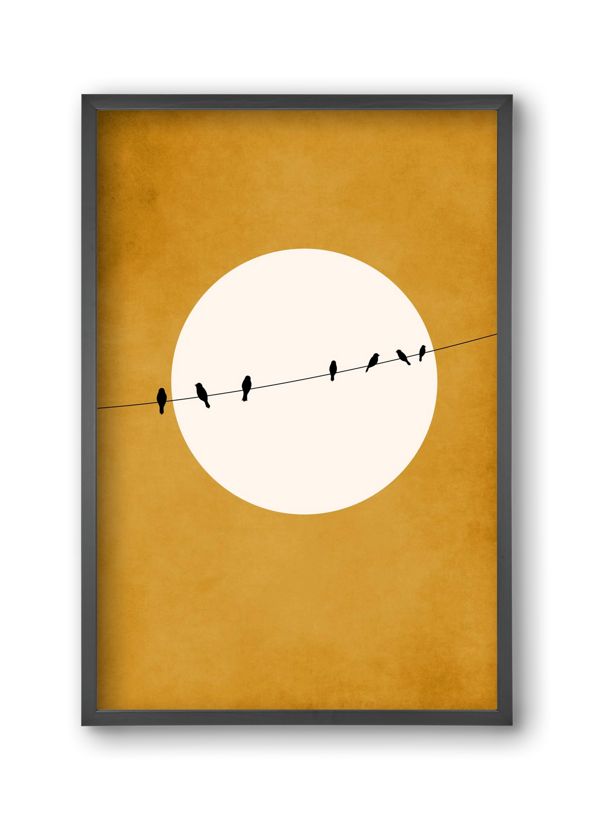 Chirping and Chilling at Night, 30x45 cm (30x45 cm), Fekete keret