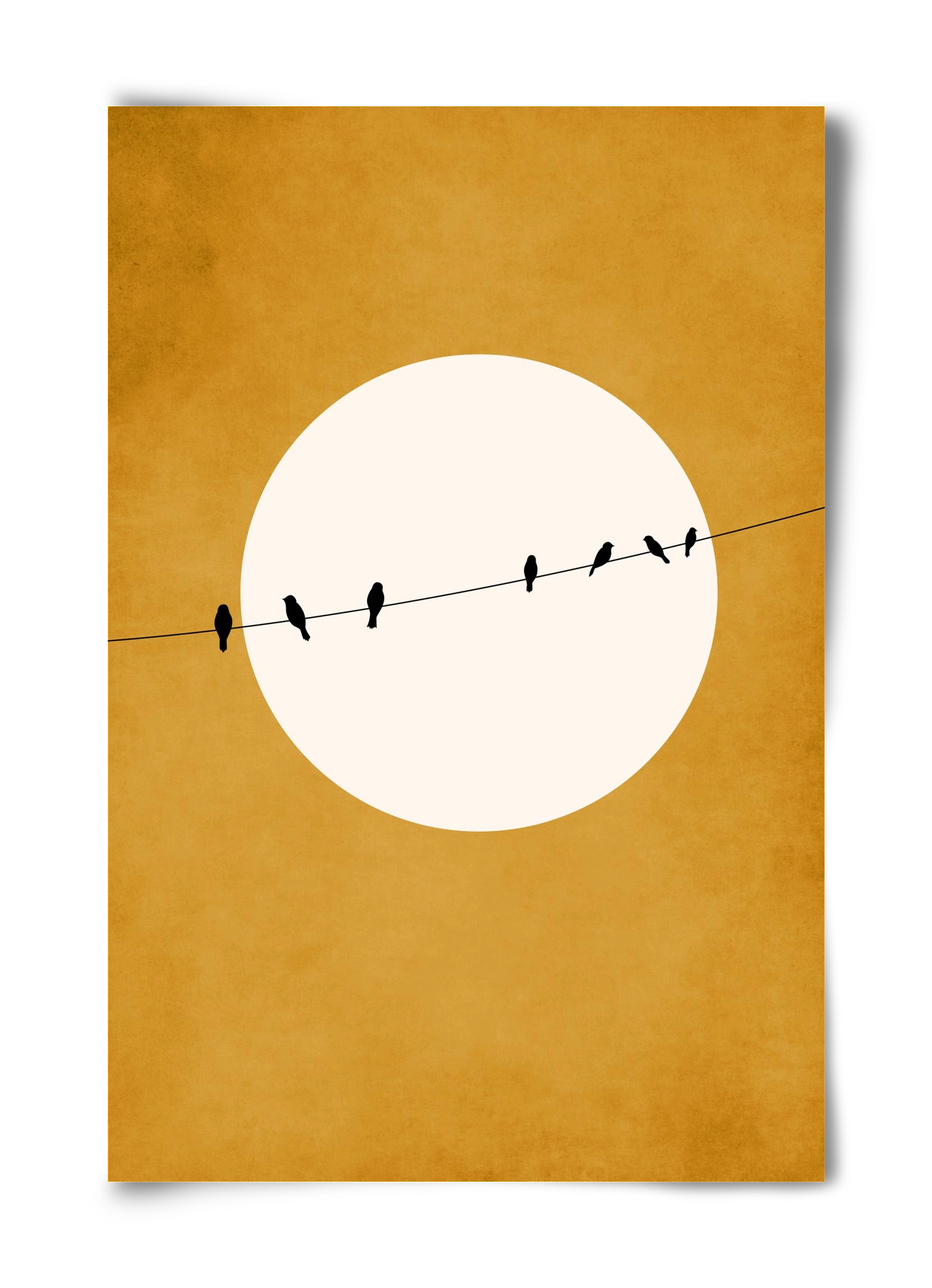 Chirping and Chilling at Night, 40x60 cm, Keret nélkül