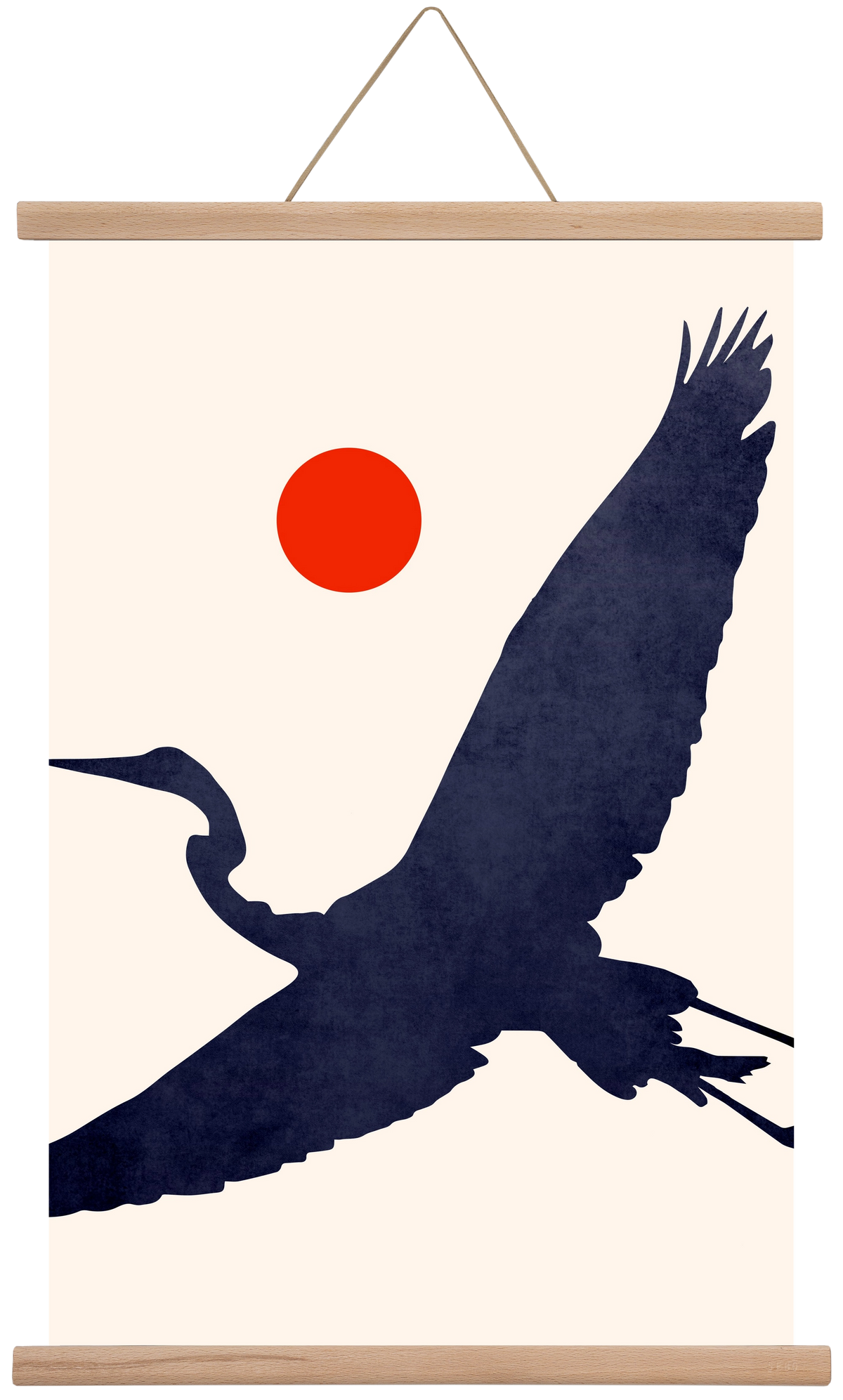 Crane, 40x60 cm (40x60 cm), Tölgy akasztó