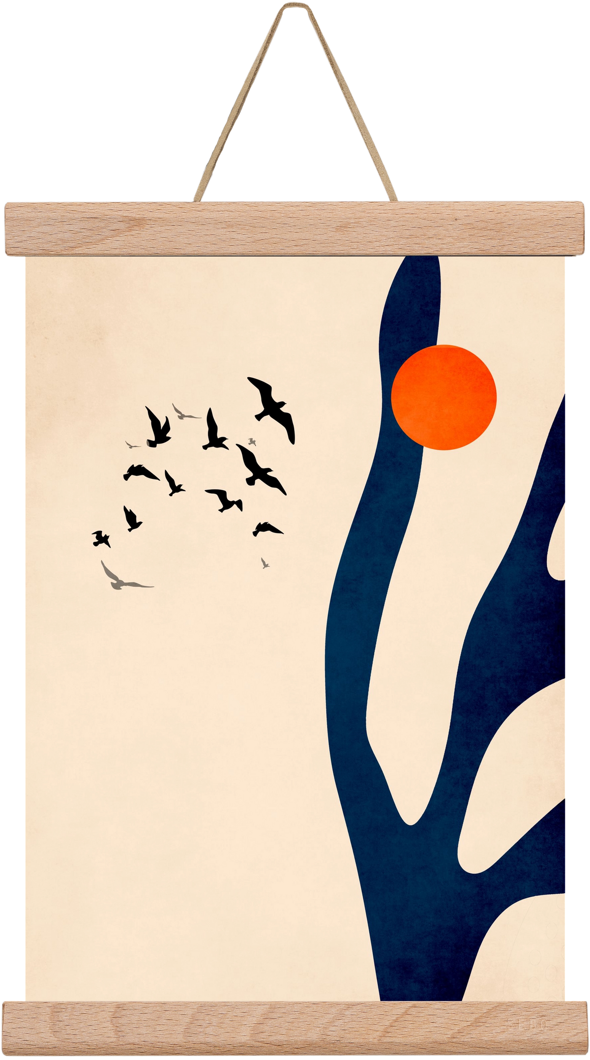 Desert birds, 20x30 cm (20x30 cm), Tölgy akasztó