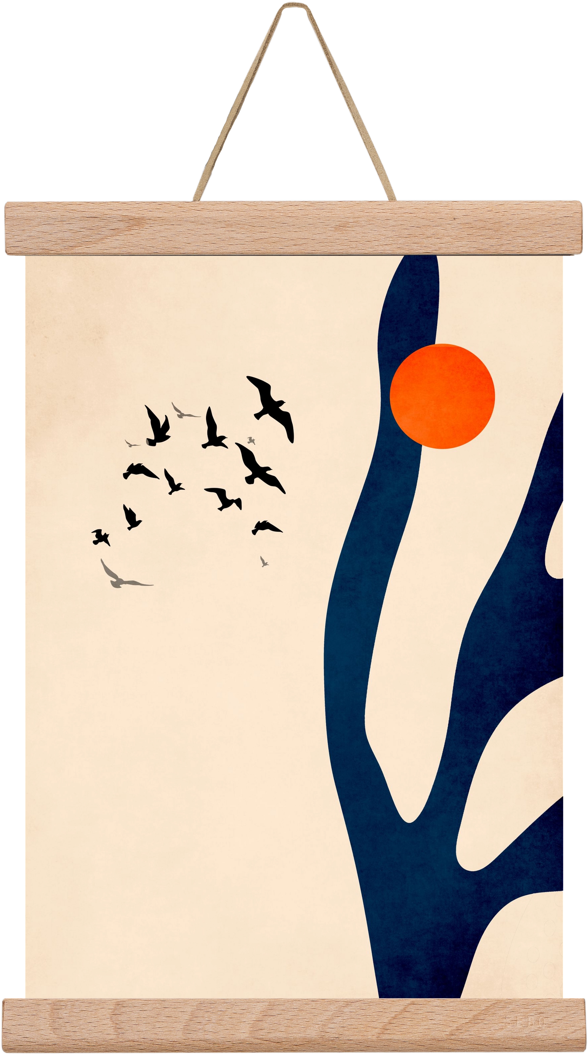 Desert birds, 20x30 cm (20x30 cm), Tölgy akasztó