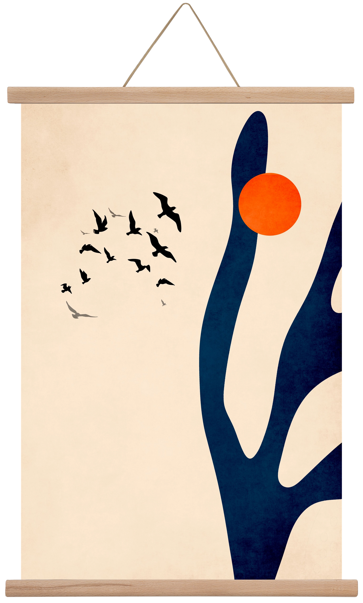 Desert birds, 40x60 cm (40x60 cm), Tölgy akasztó