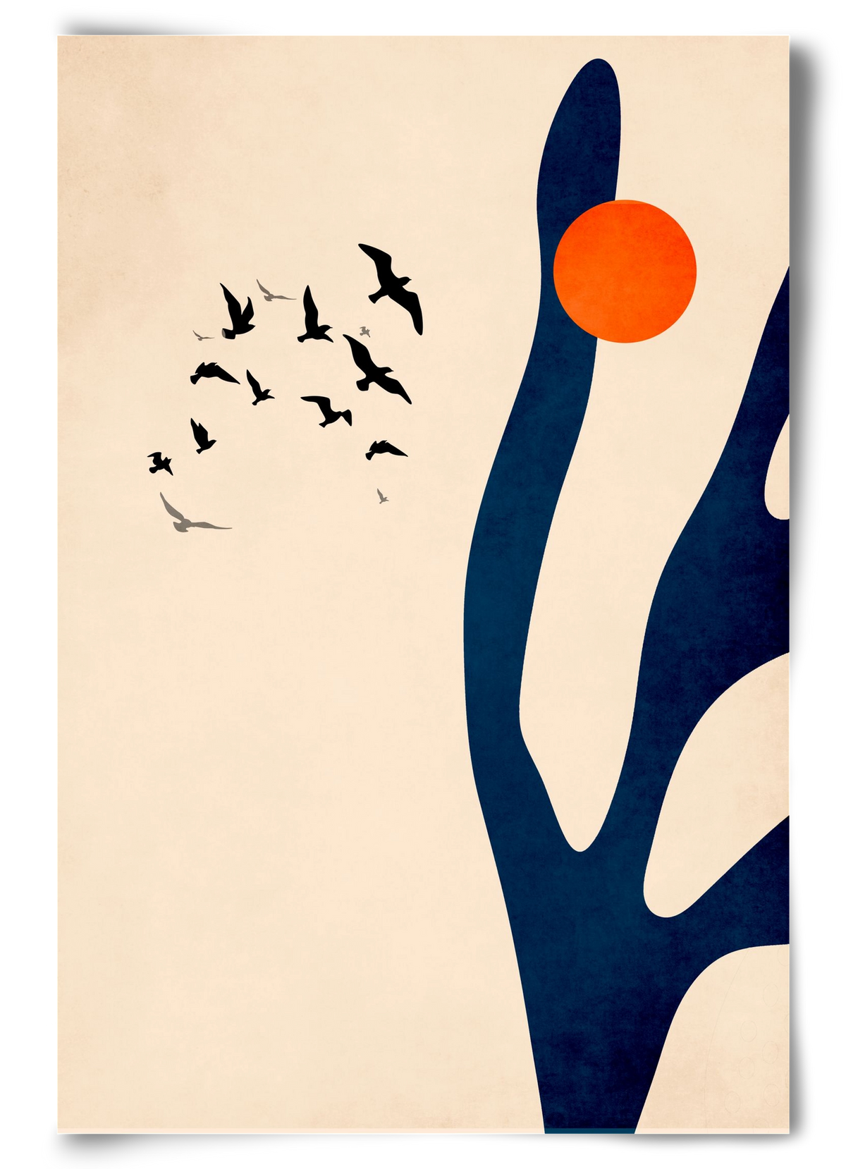 Desert birds, 60x90 cm, Keret nélkül