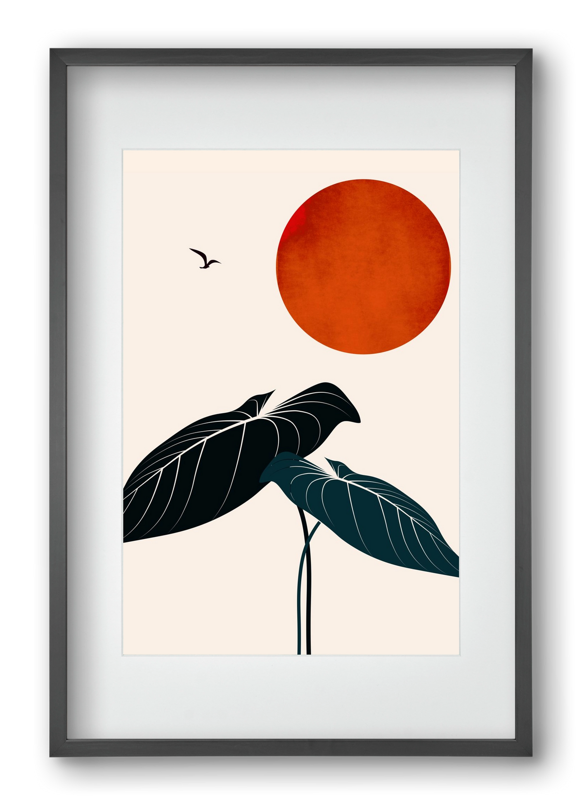 Dreaming at night, 40x60 cm (30x45 cm), Fekete keret, paszpartuval