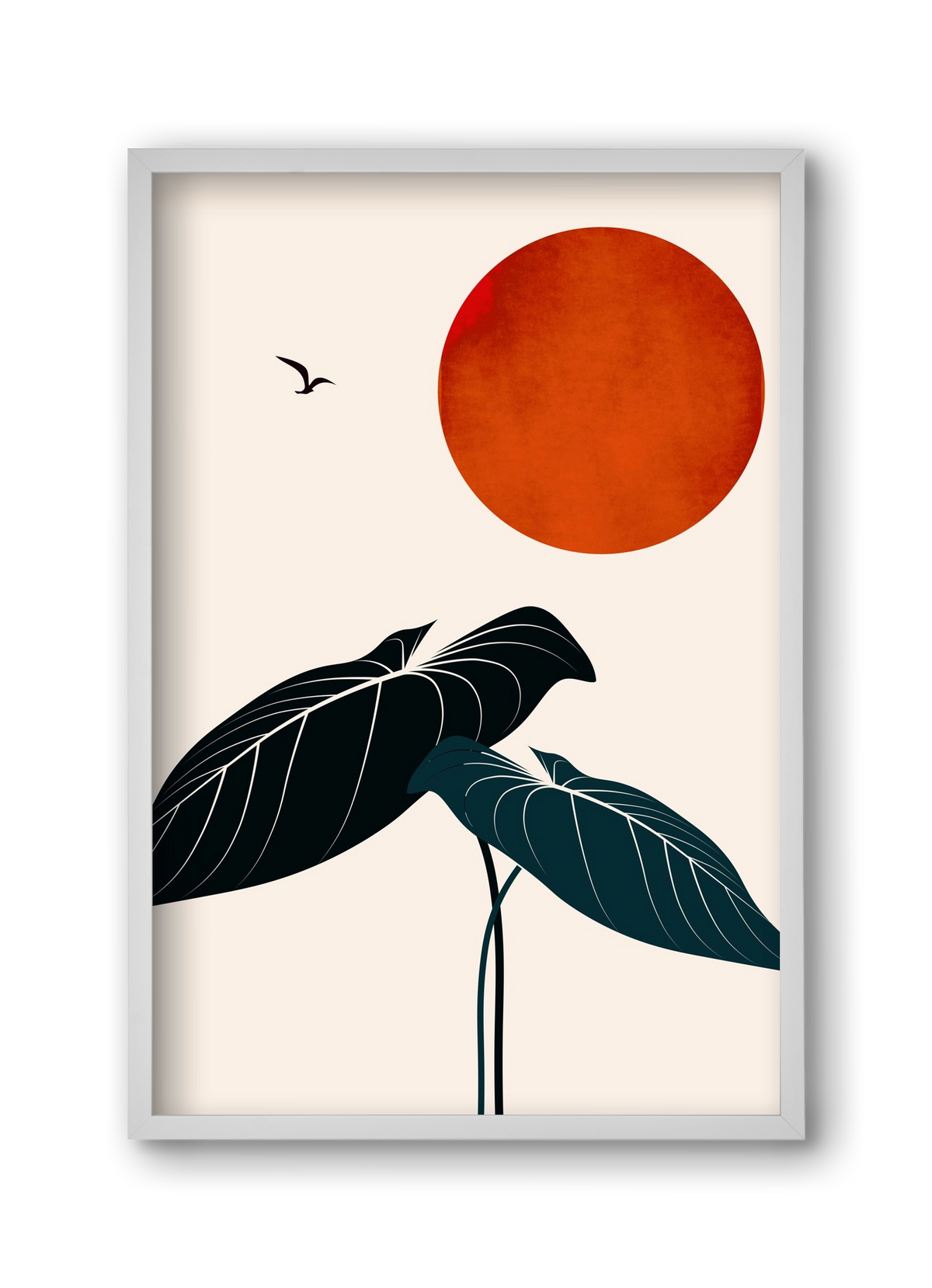 Dreaming at night, 30x45 cm (30x45 cm), Fehér keret