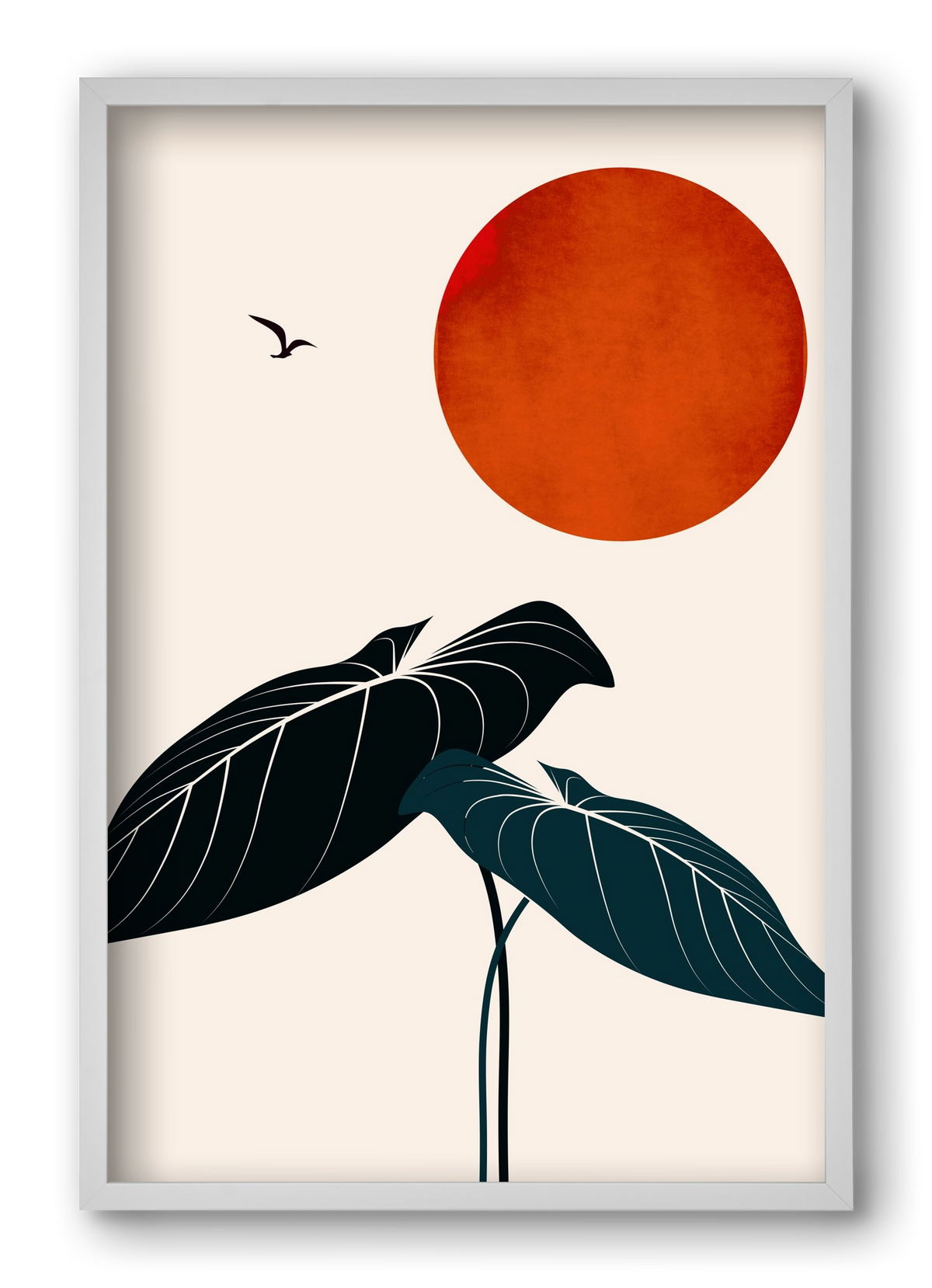 Dreaming at night, 40x60 cm (40x60 cm), Fehér keret