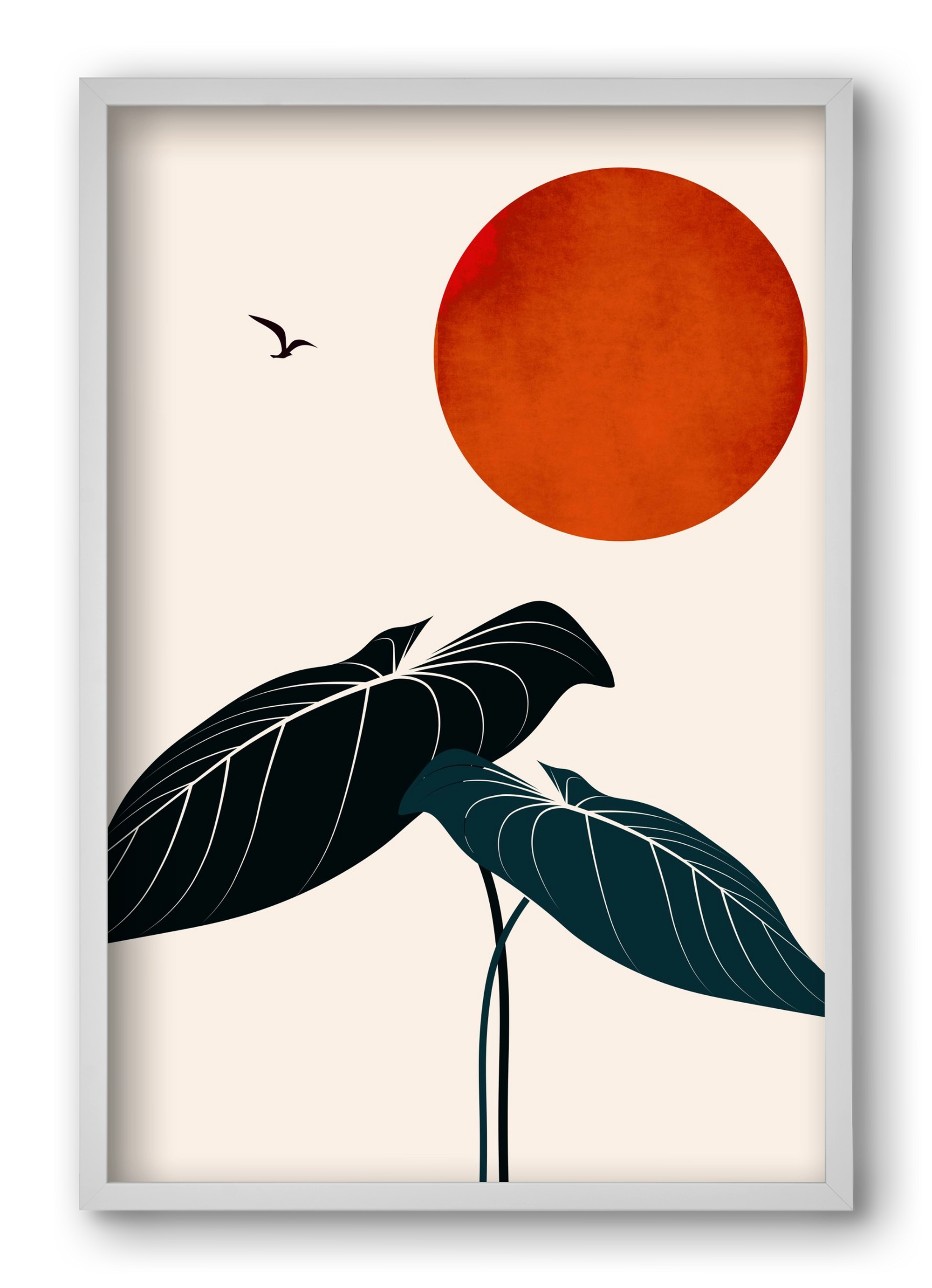 Dreaming at night, 40x60 cm (40x60 cm), Fehér keret