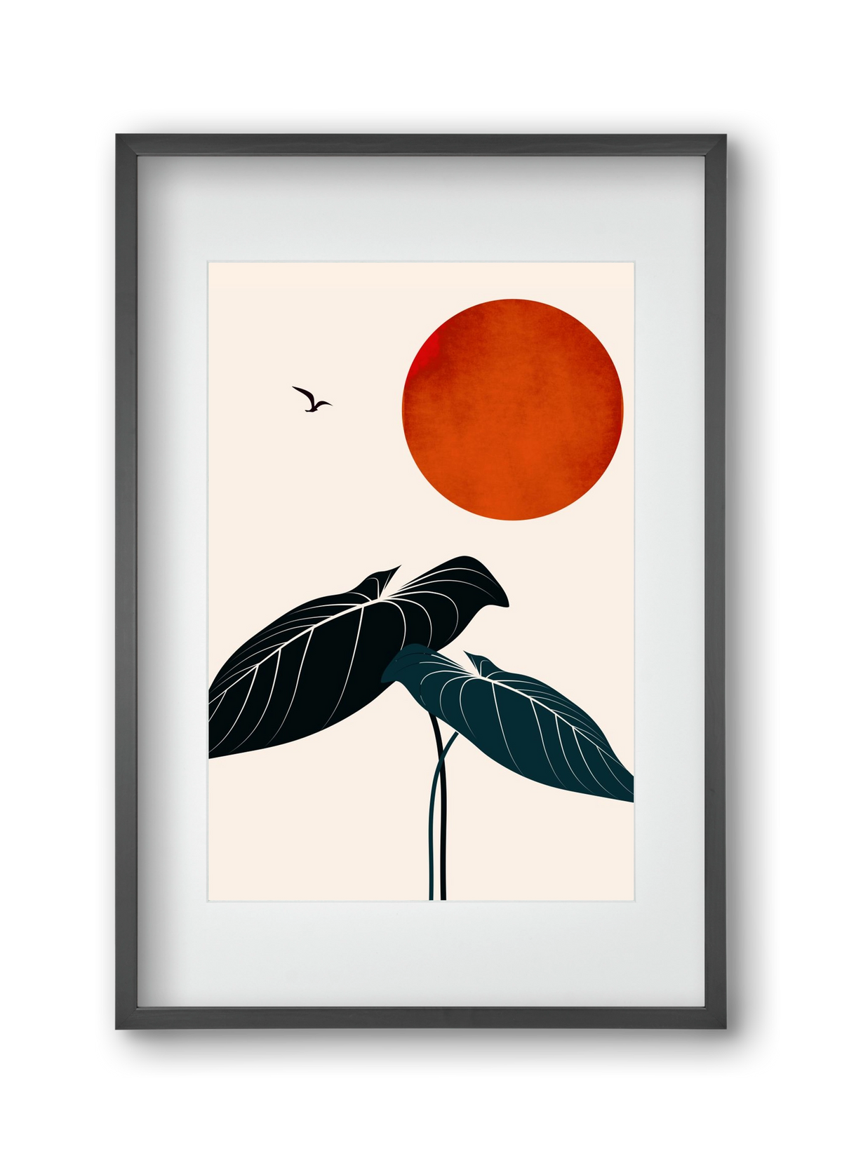 Dreaming at night, 30x45 cm (20x30 cm), Fekete keret, paszpartuval