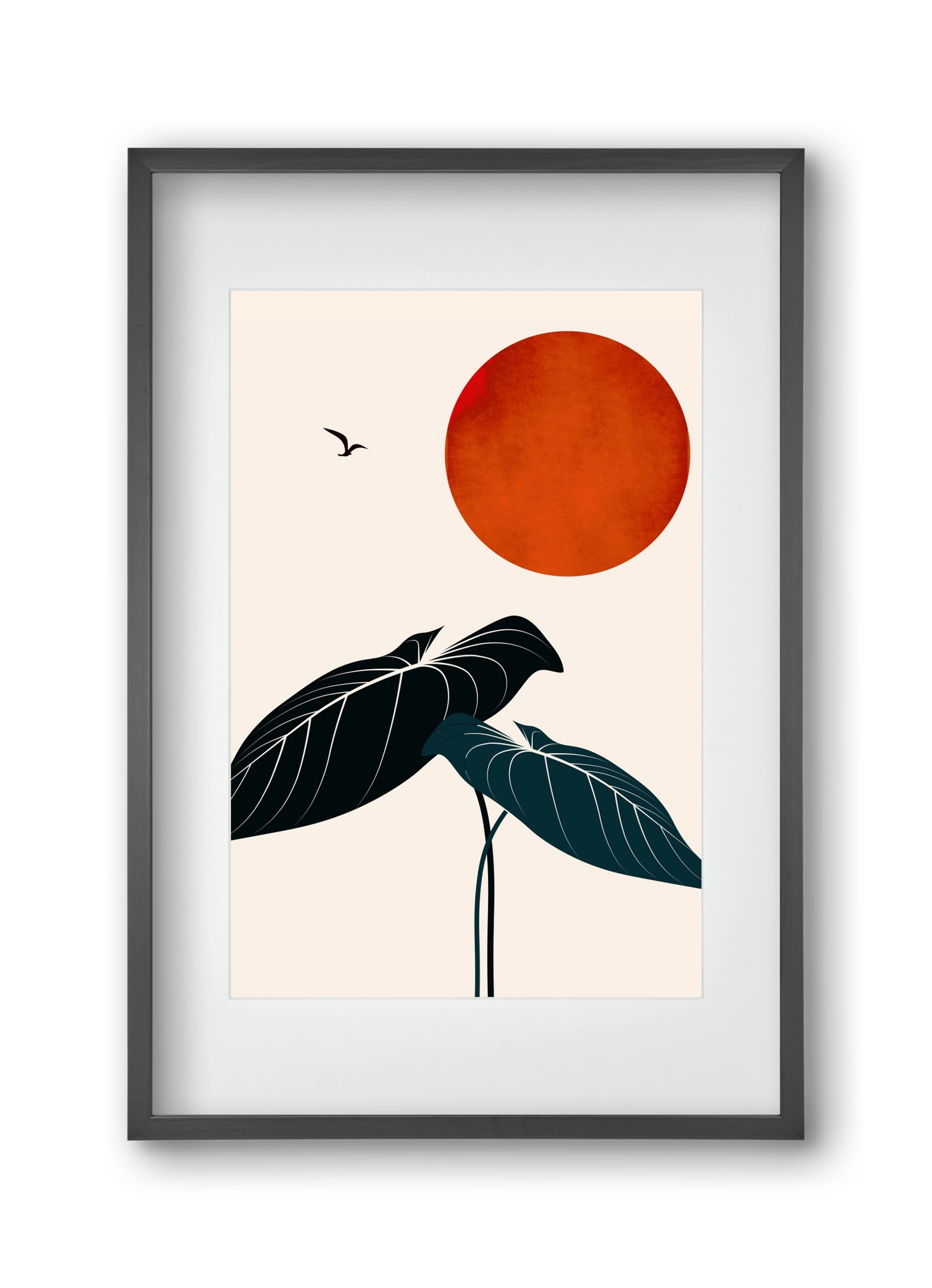 Dreaming at night, 30x45 cm (20x30 cm), Fekete keret, paszpartuval