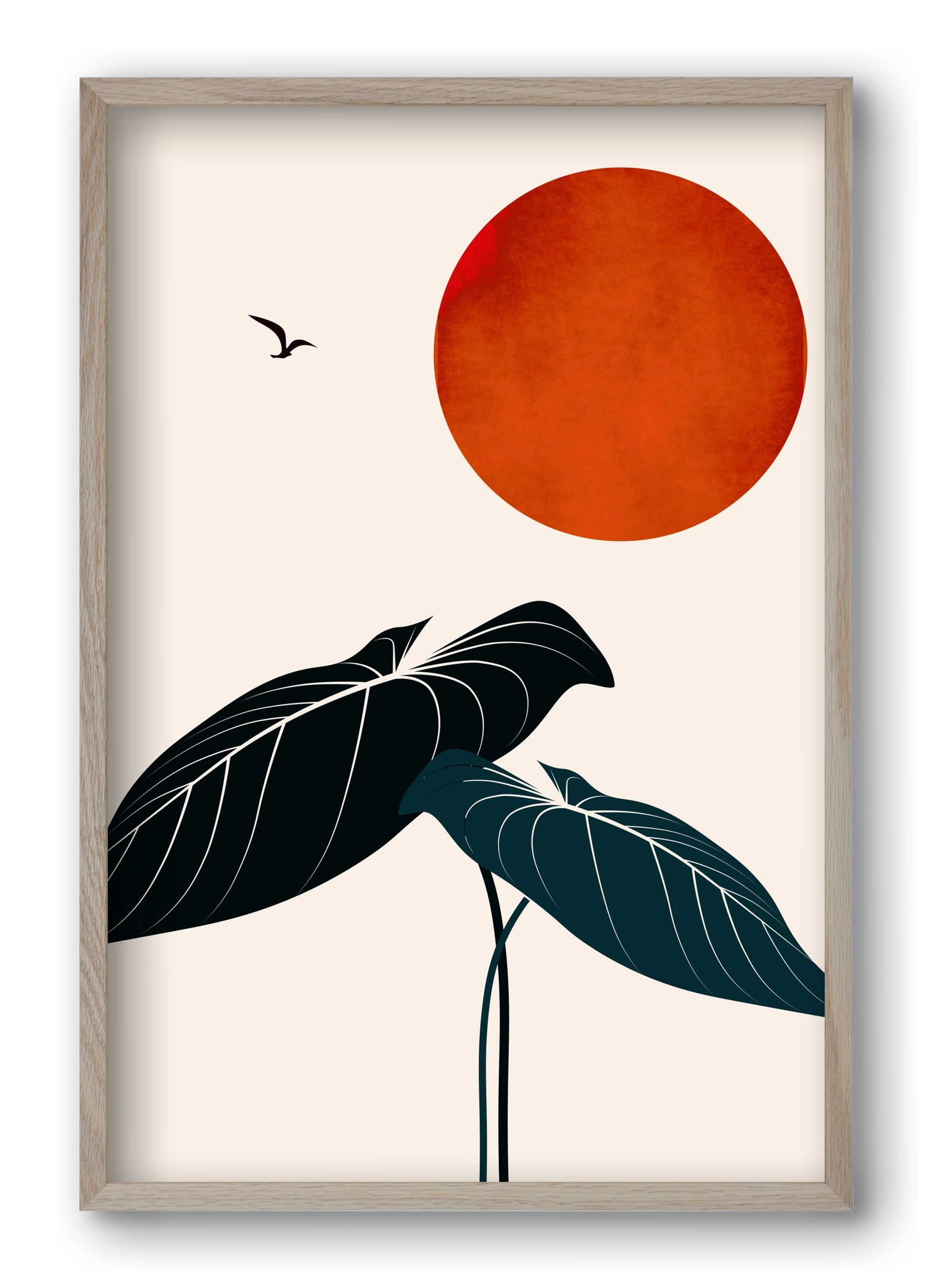 Dreaming at night, 40x60 cm (40x60 cm), Tölgy keret