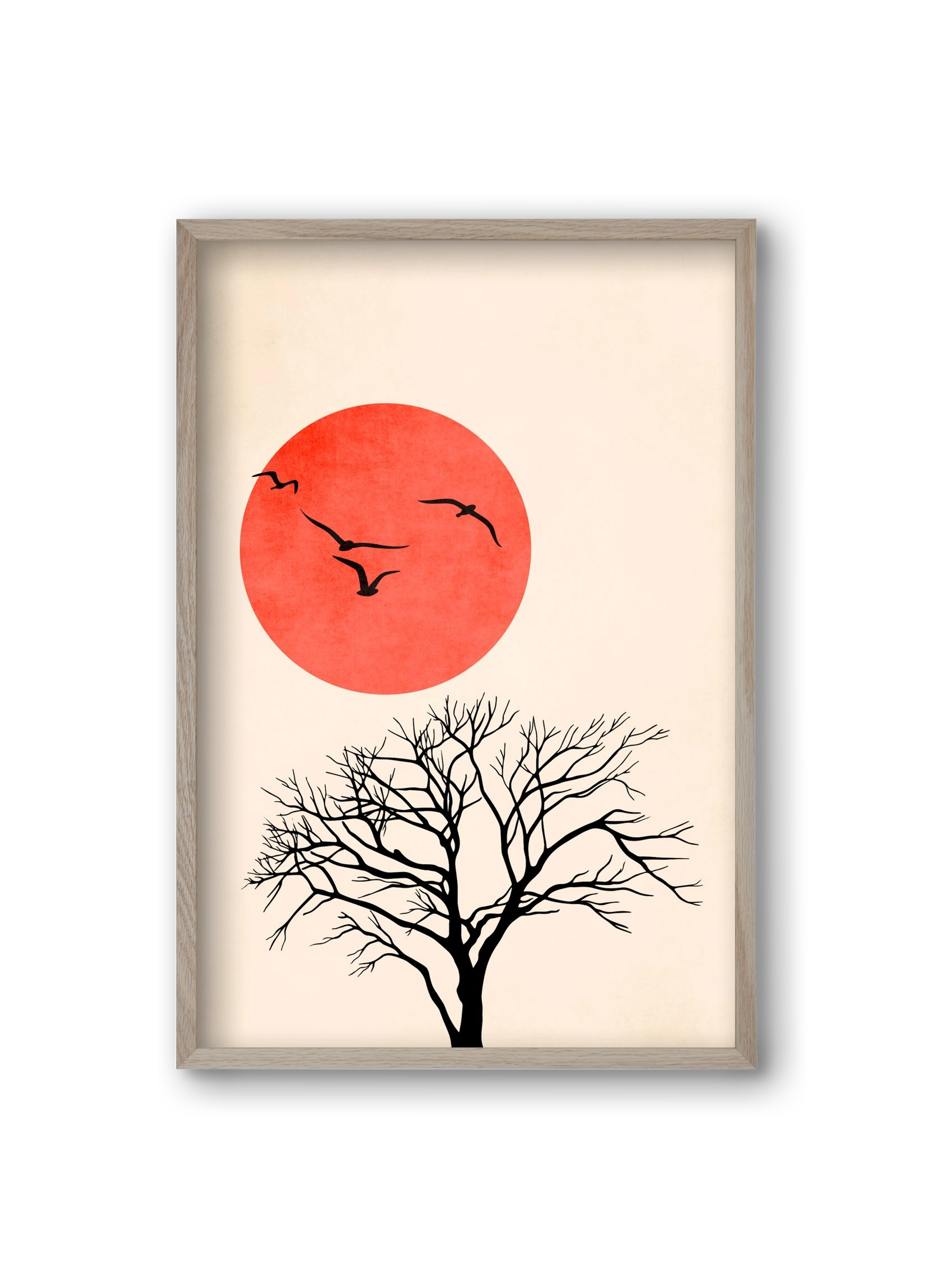 Fly, 20x30 cm (20x30 cm), Tölgy keret