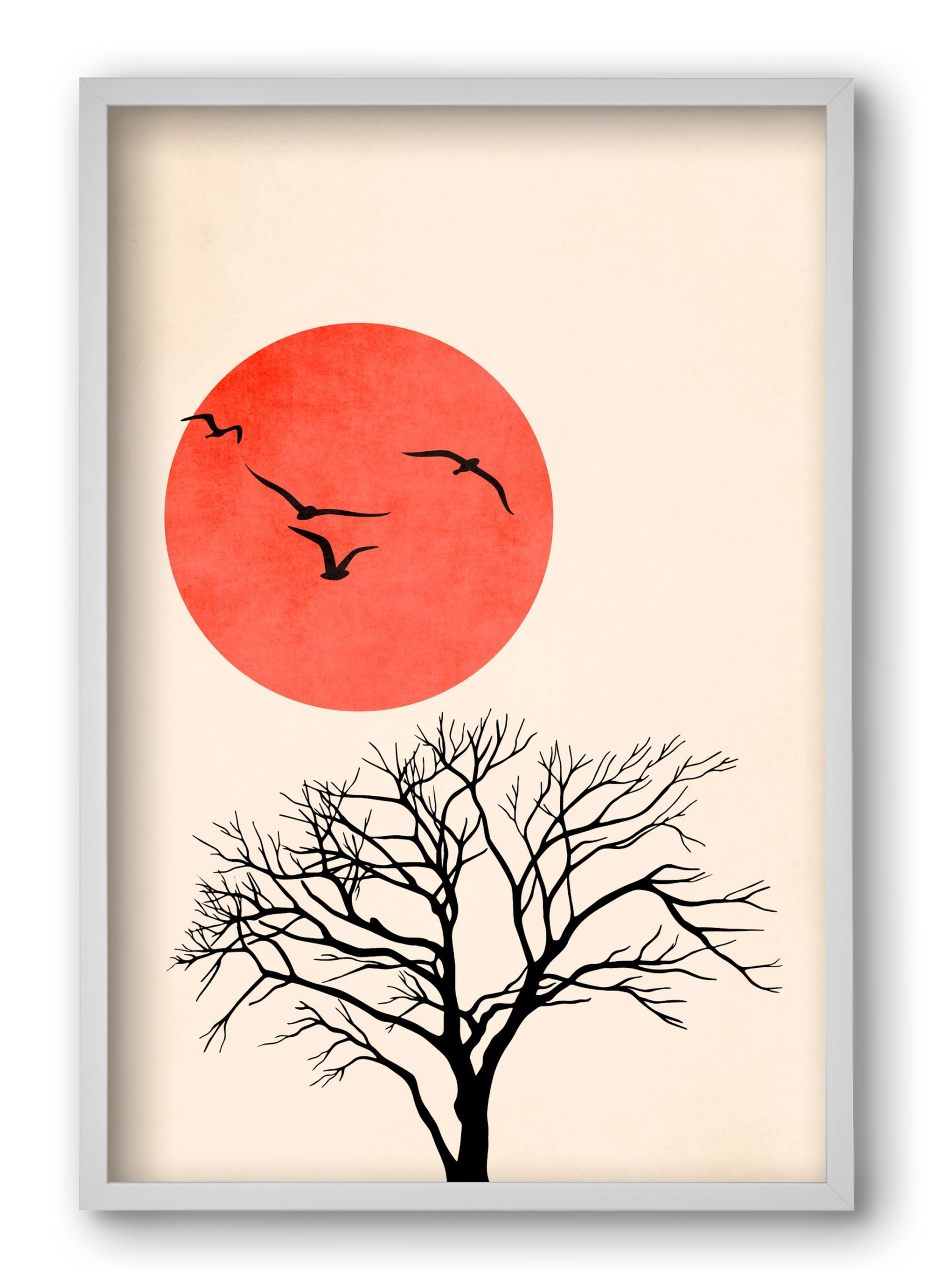 Fly, 40x60 cm (40x60 cm), Fehér keret