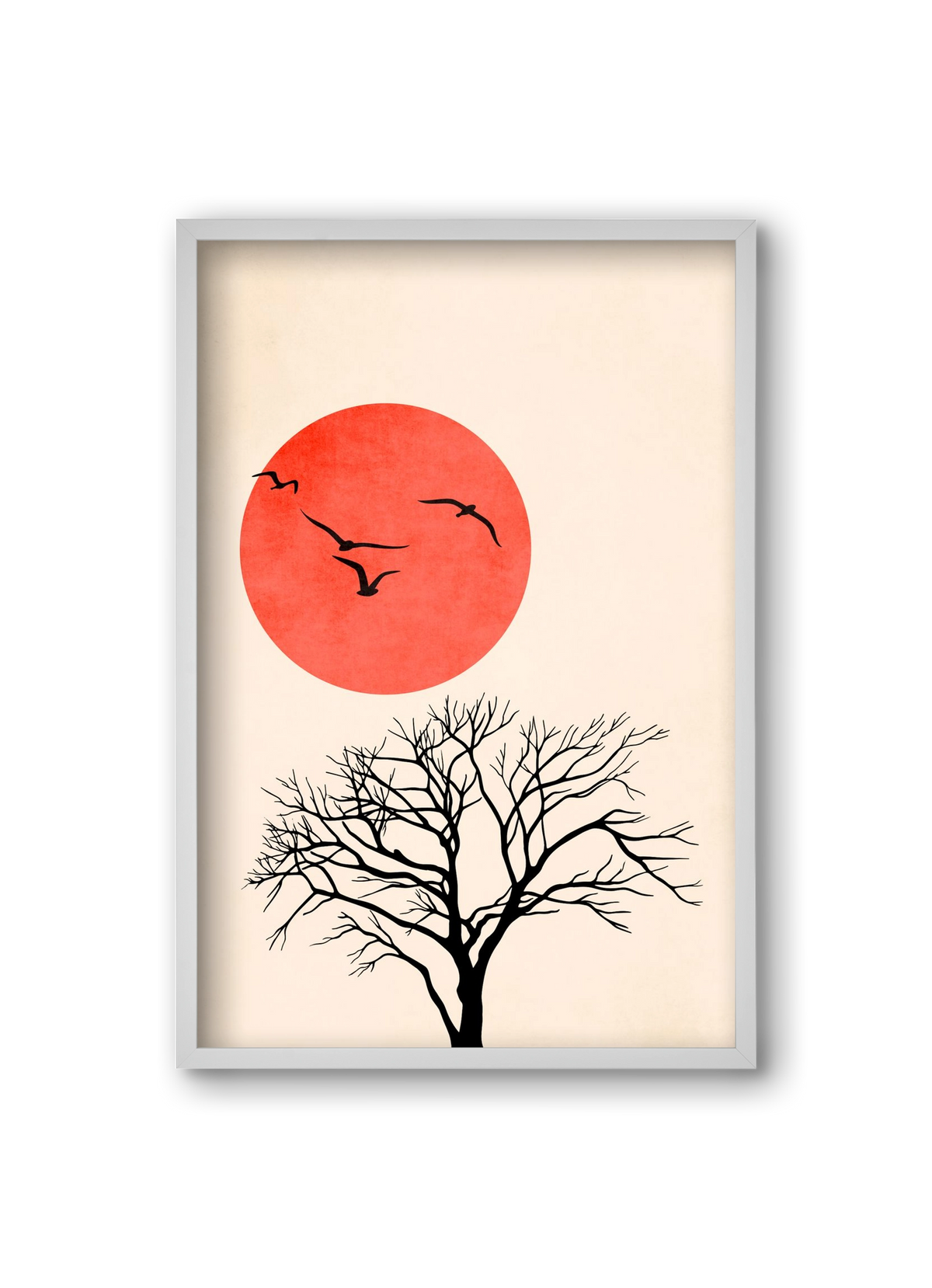 Fly, 20x30 cm (20x30 cm), Fehér keret