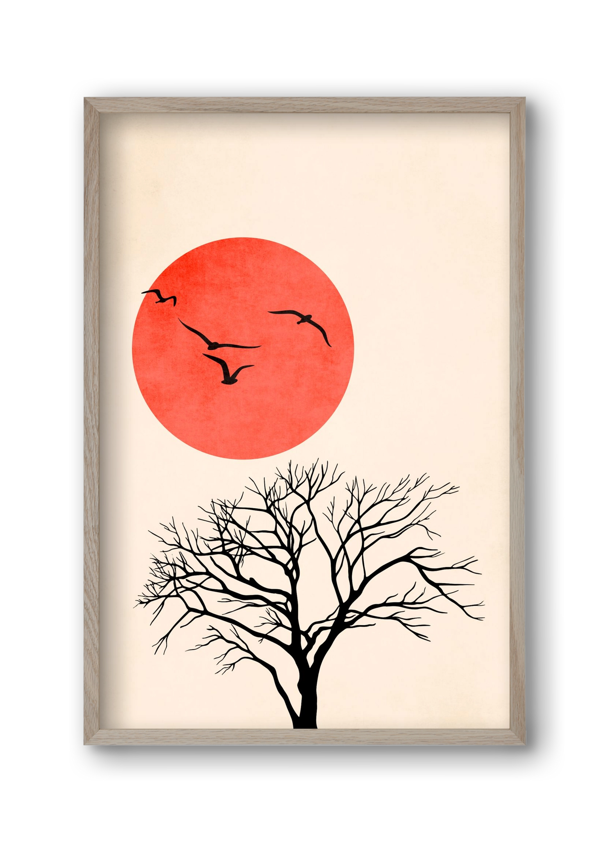 Fly, 30x45 cm (30x45 cm), Tölgy keret