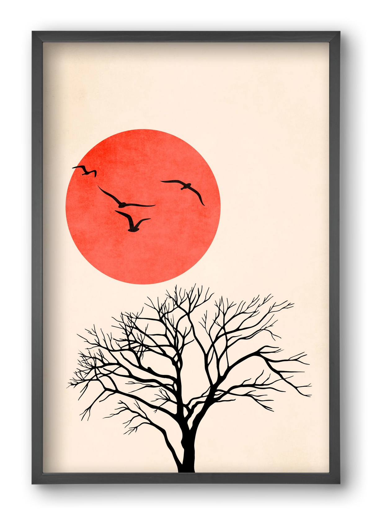 Fly, 40x60 cm (40x60 cm), Fekete keret