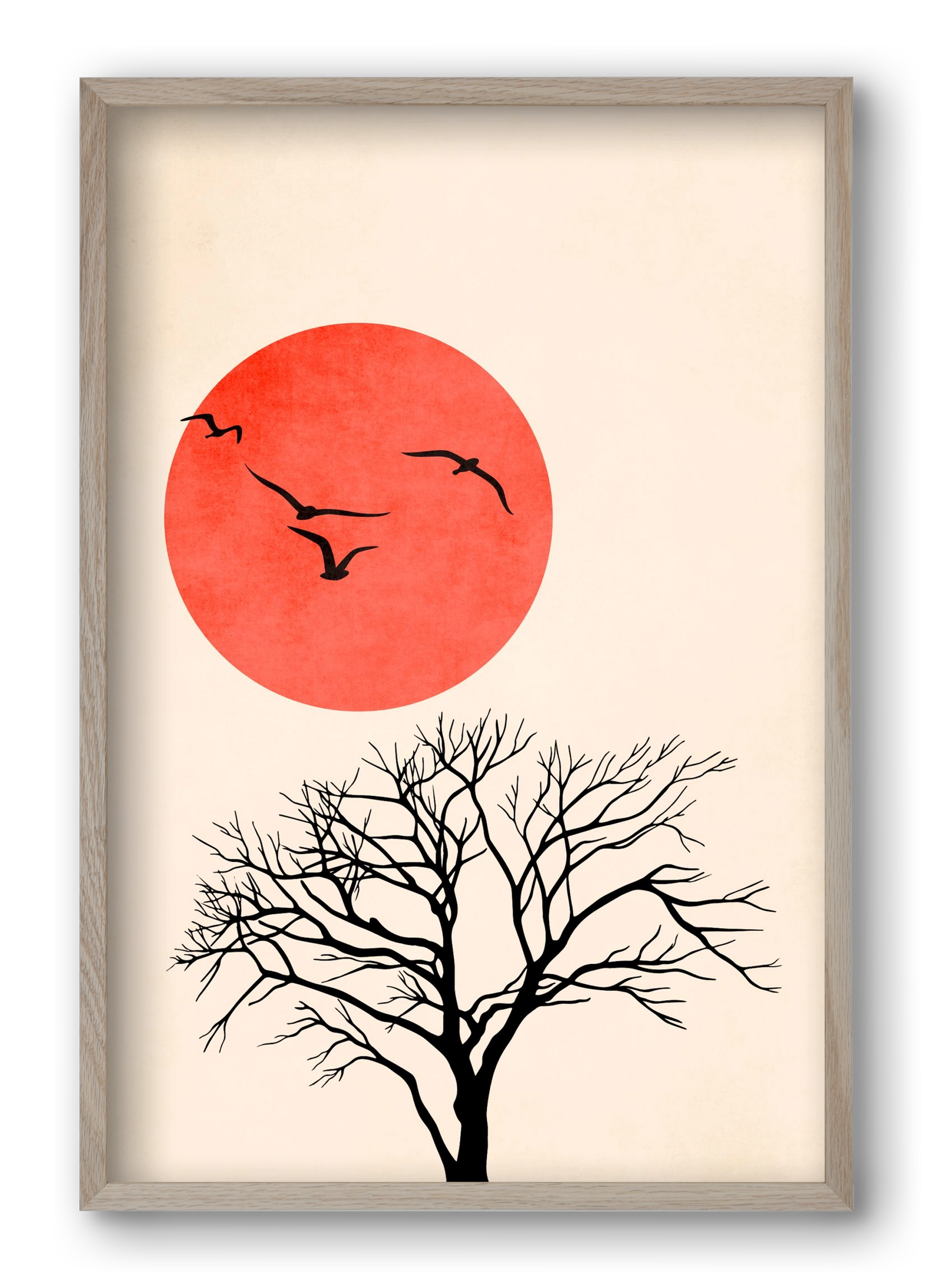 Fly, 40x60 cm (40x60 cm), Tölgy keret