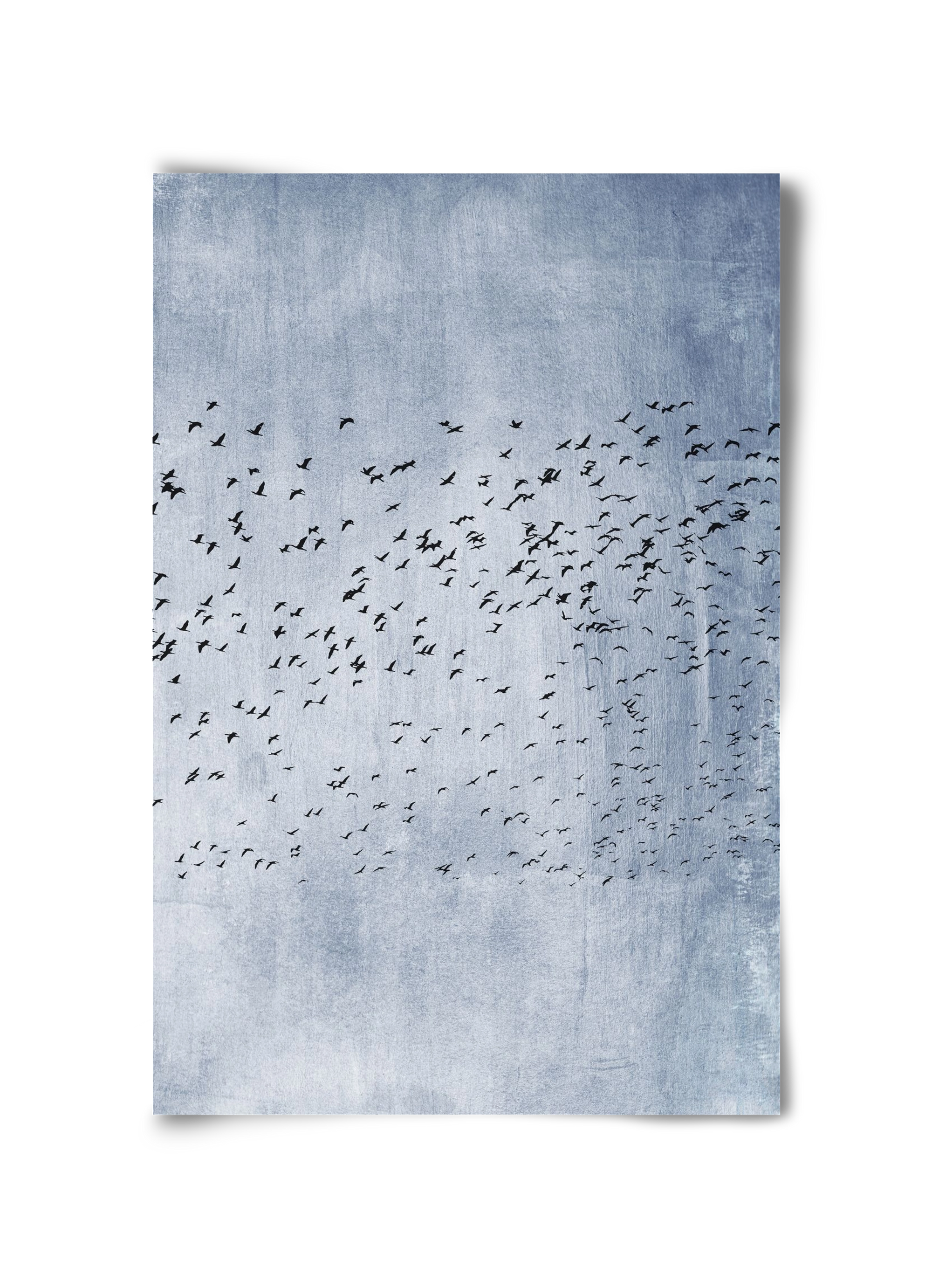 Moving on - blue, 30x45 cm, Keret nélkül