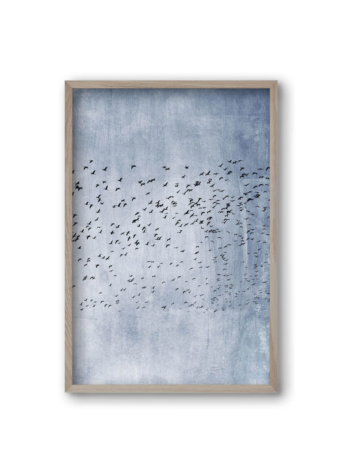 Moving on - blue, 20x30 cm (20x30 cm), Tölgy keret