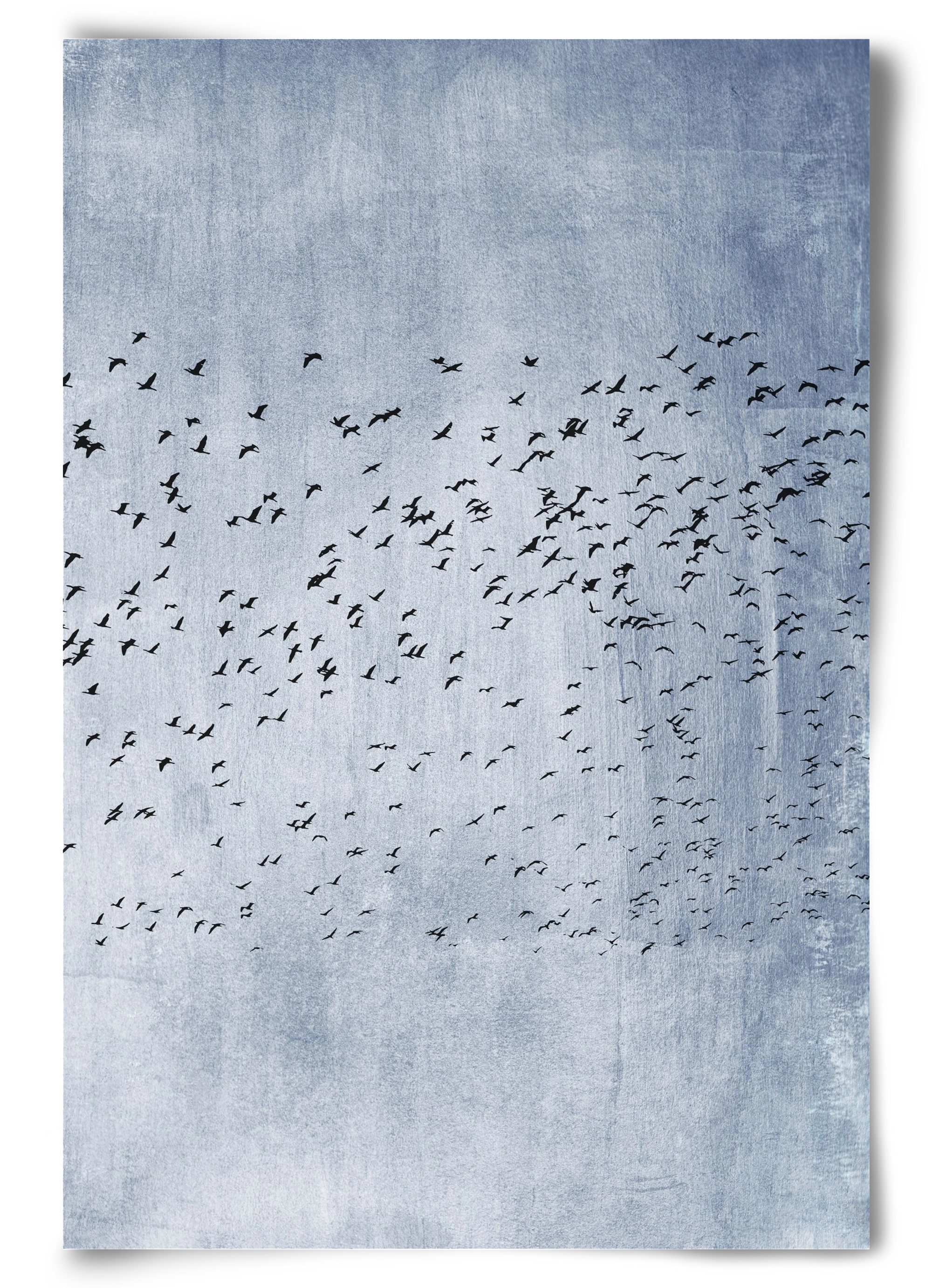 Moving on - blue, 60x90 cm, Keret nélkül