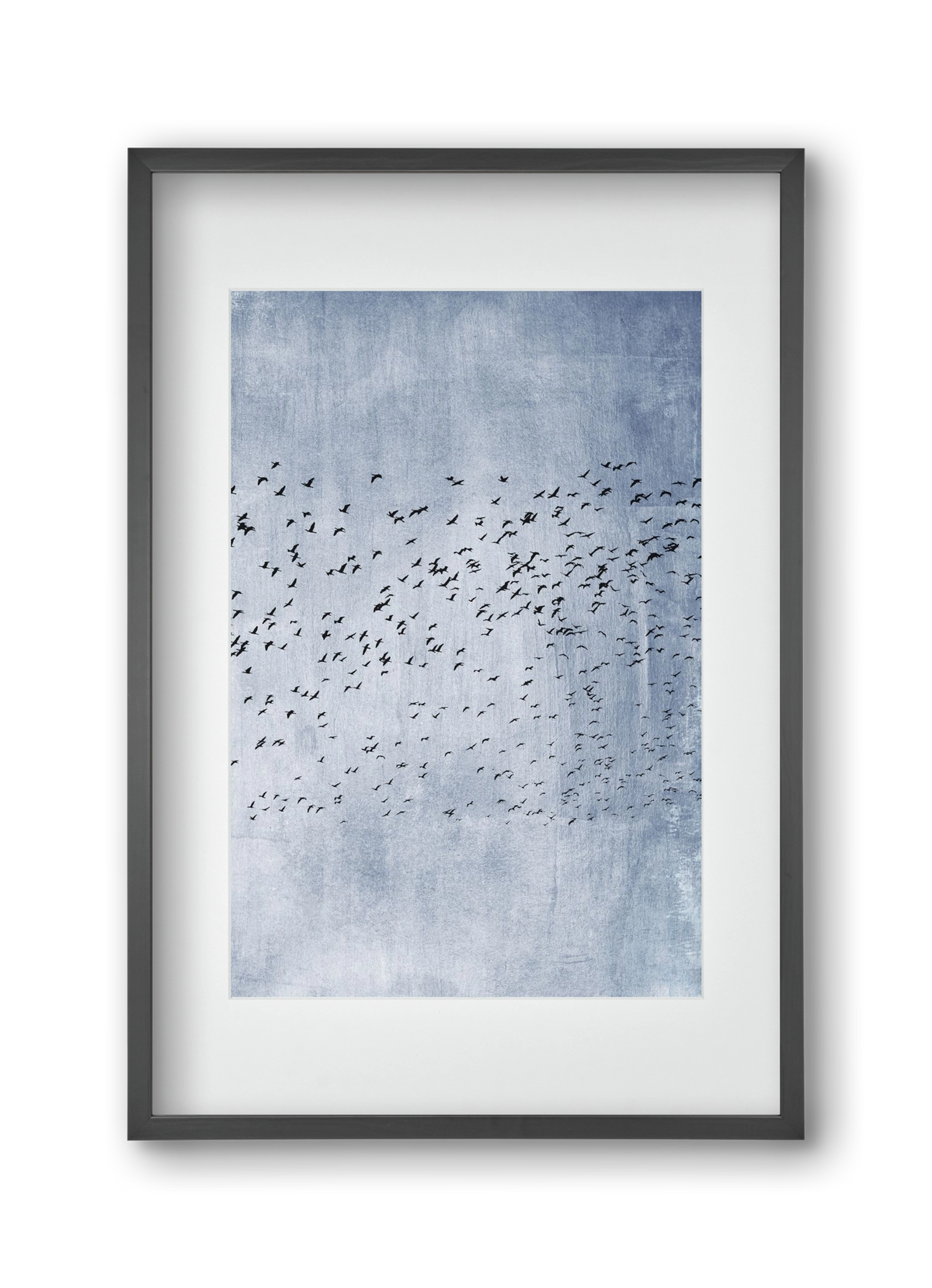 Moving on - blue, 30x45 cm (20x30 cm), Fekete keret, paszpartuval