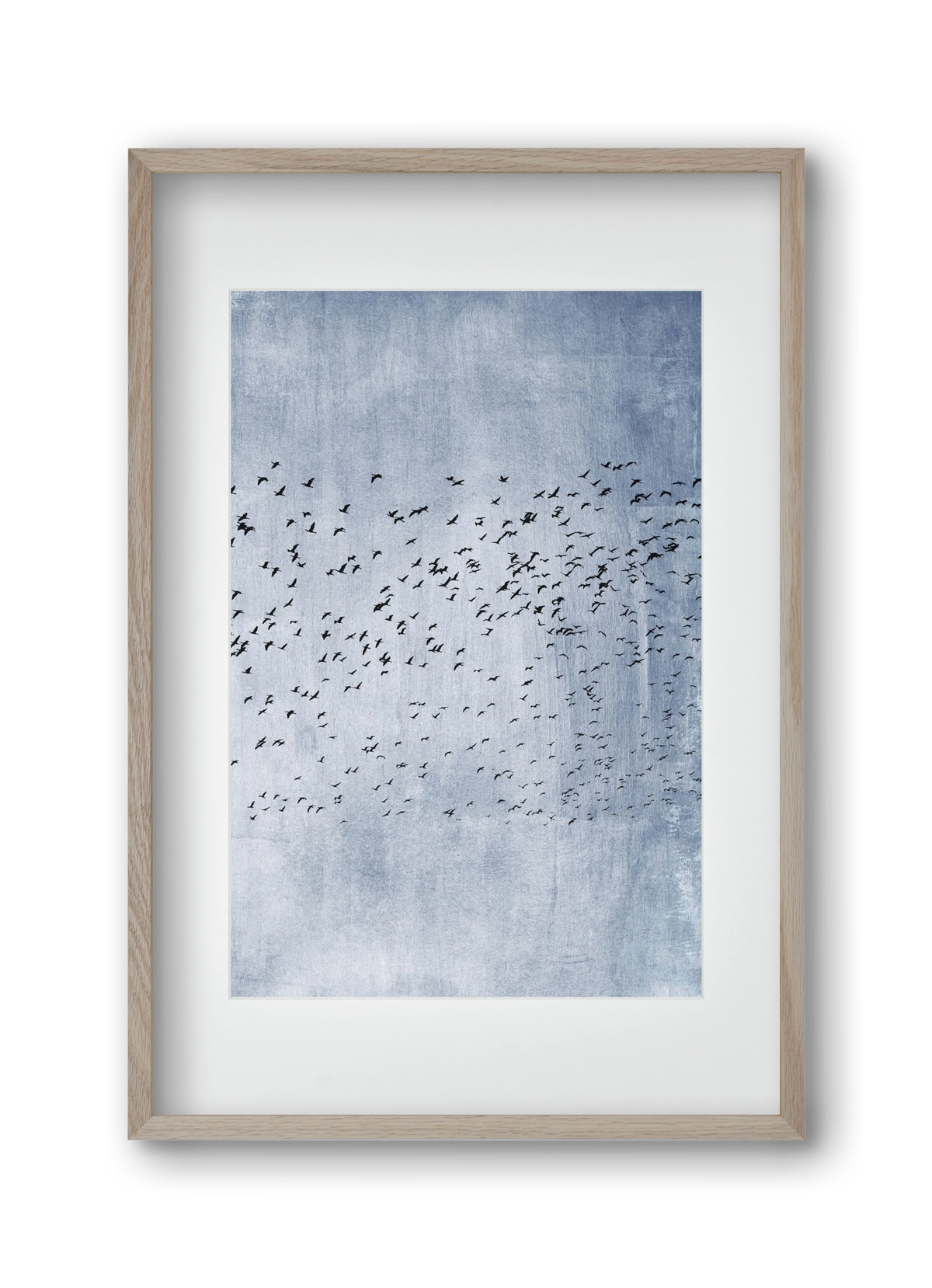 Moving on - blue, 30x45 cm (20x30 cm), Tölgy keret, paszpartuval