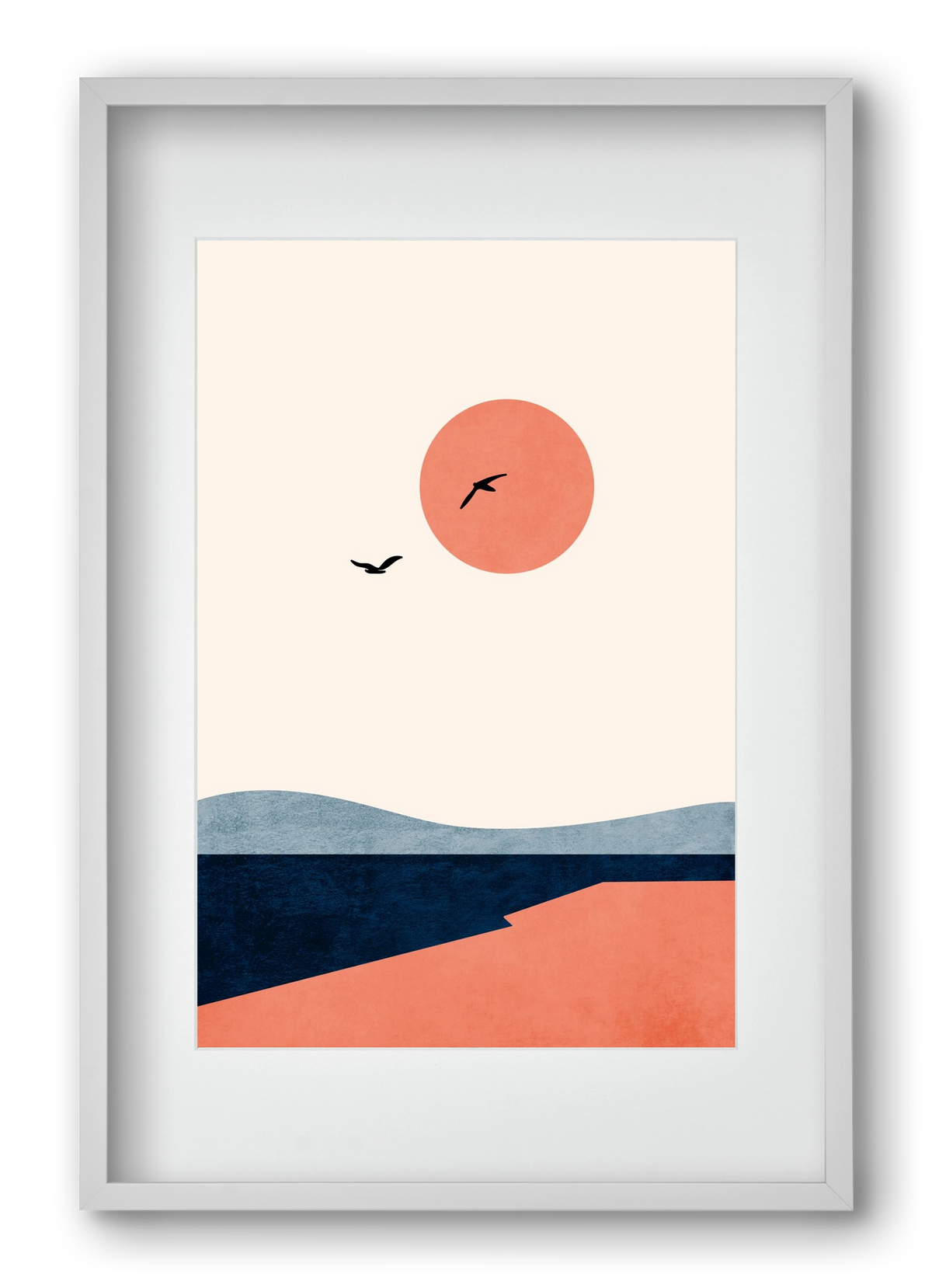 Once upon a time, 40x60 cm (30x45 cm), Fehér keret, paszpartuval