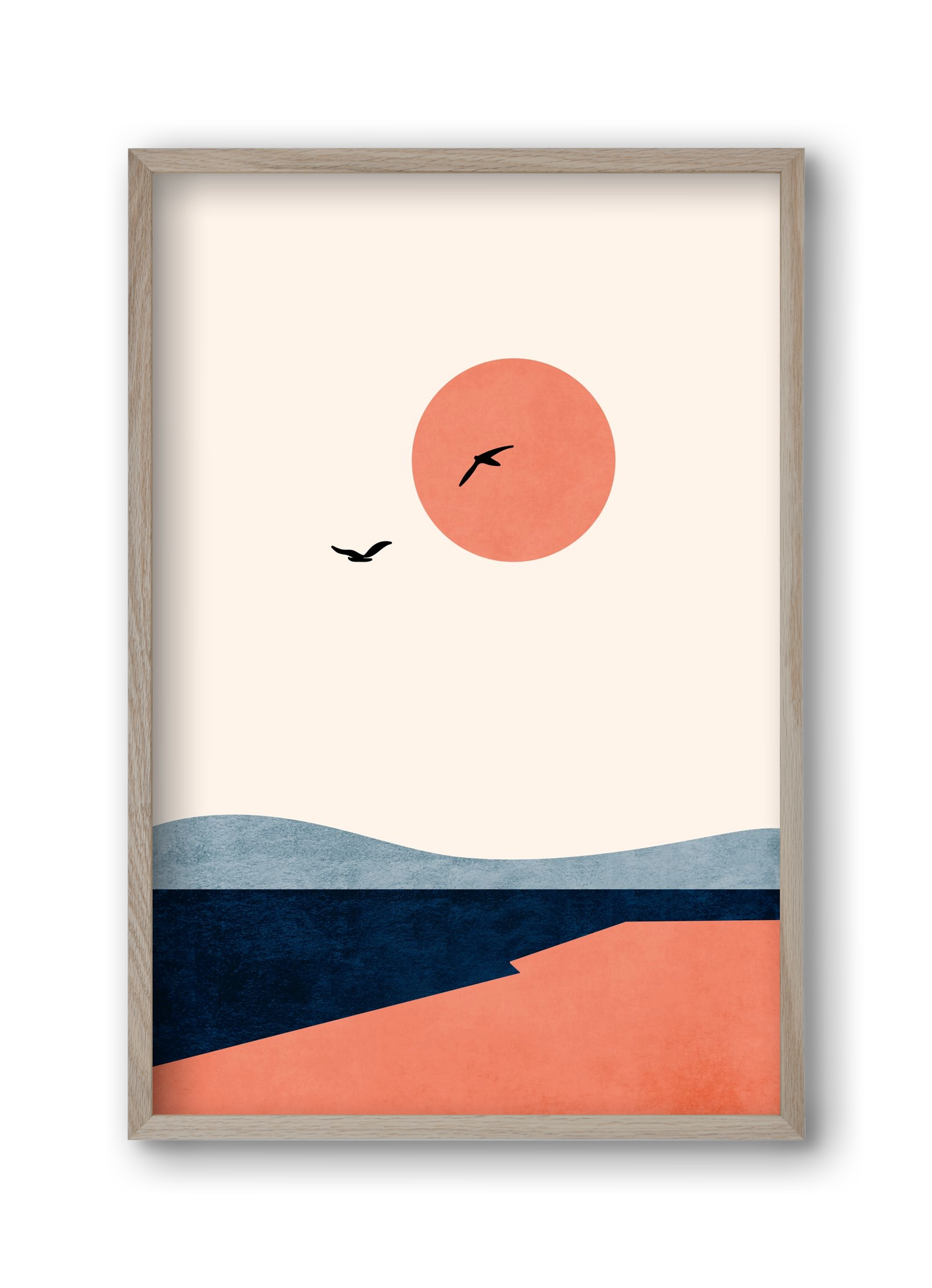 Once upon a time, 30x45 cm (30x45 cm), Tölgy keret