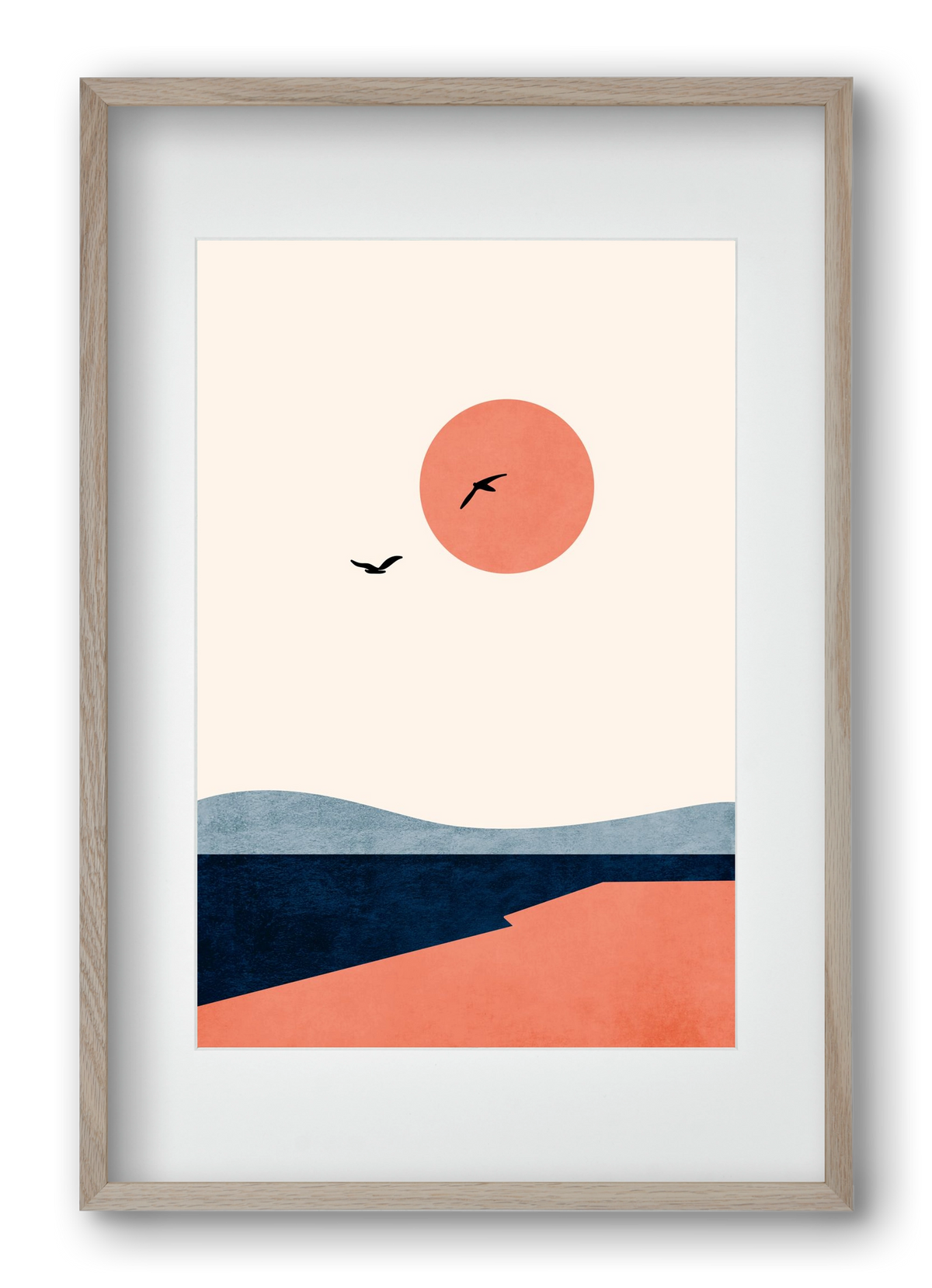 Once upon a time, 40x60 cm (30x45 cm), Tölgy keret, paszpartuval