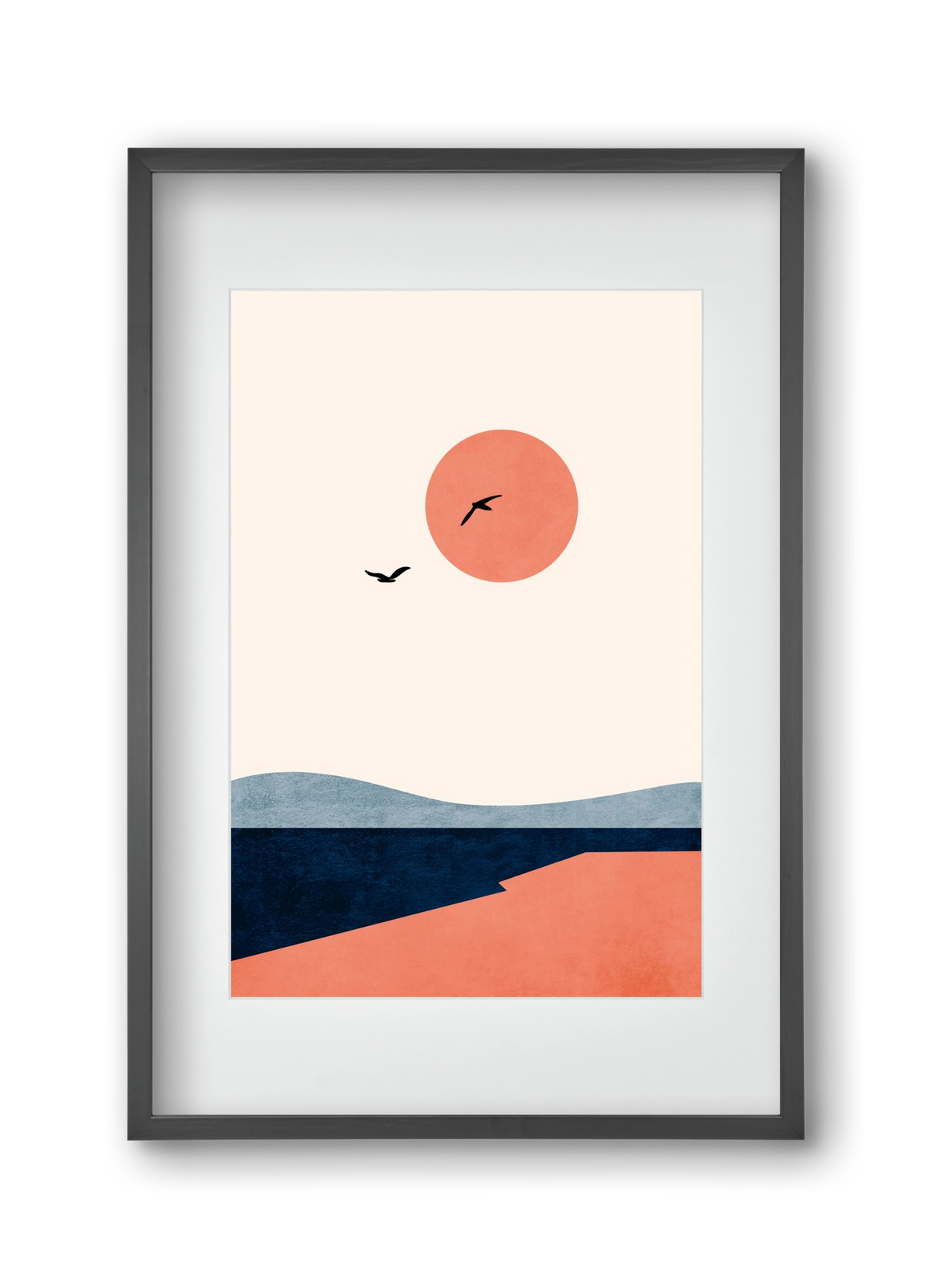 Once upon a time, 30x45 cm (20x30 cm), Fekete keret, paszpartuval