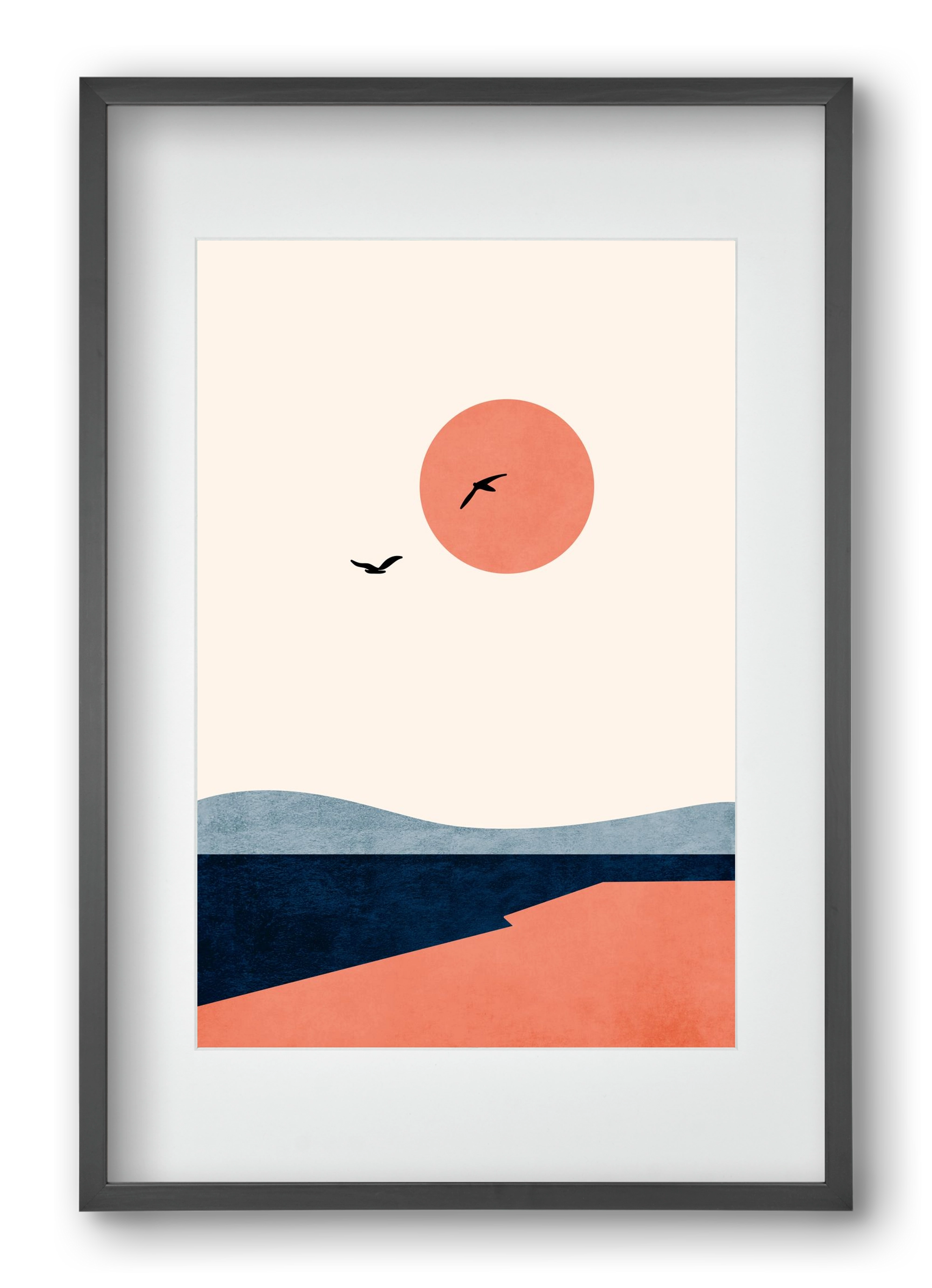 Once upon a time, 40x60 cm (30x45 cm), Fekete keret, paszpartuval