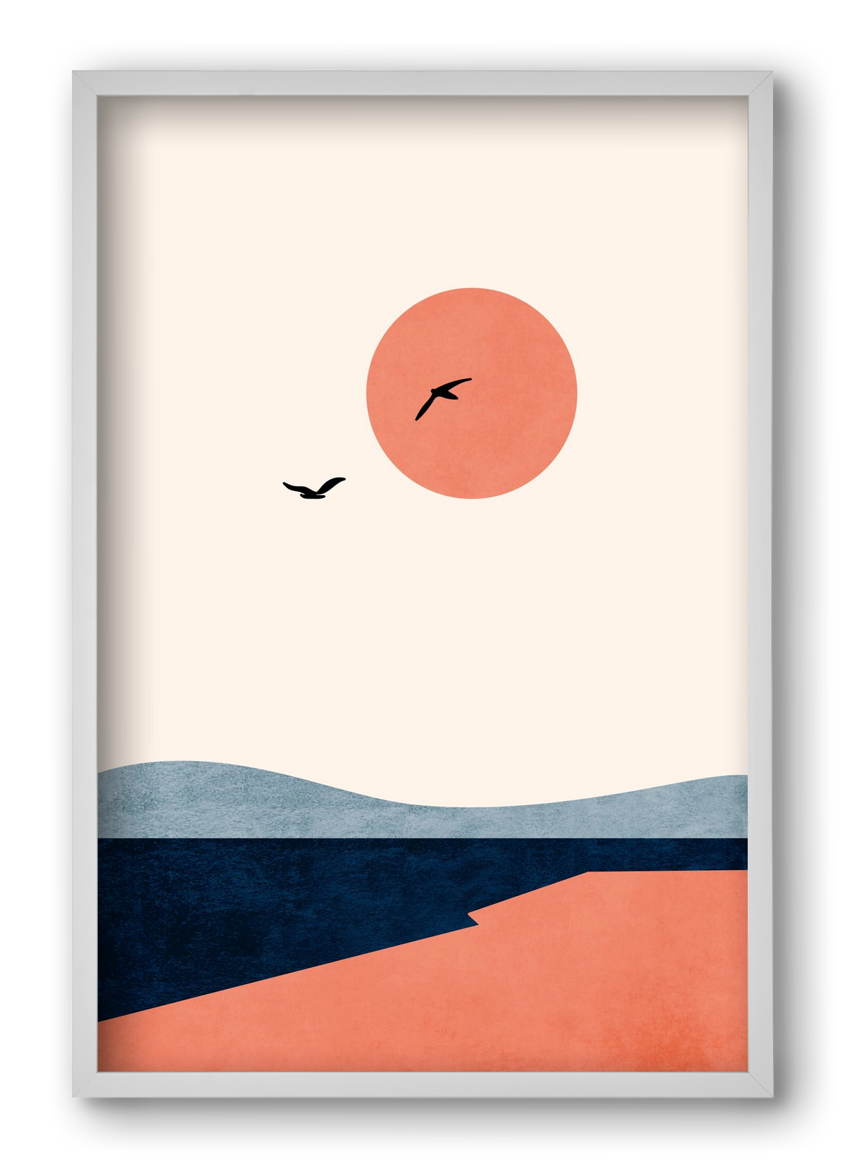 Once upon a time, 40x60 cm (40x60 cm), Fehér keret