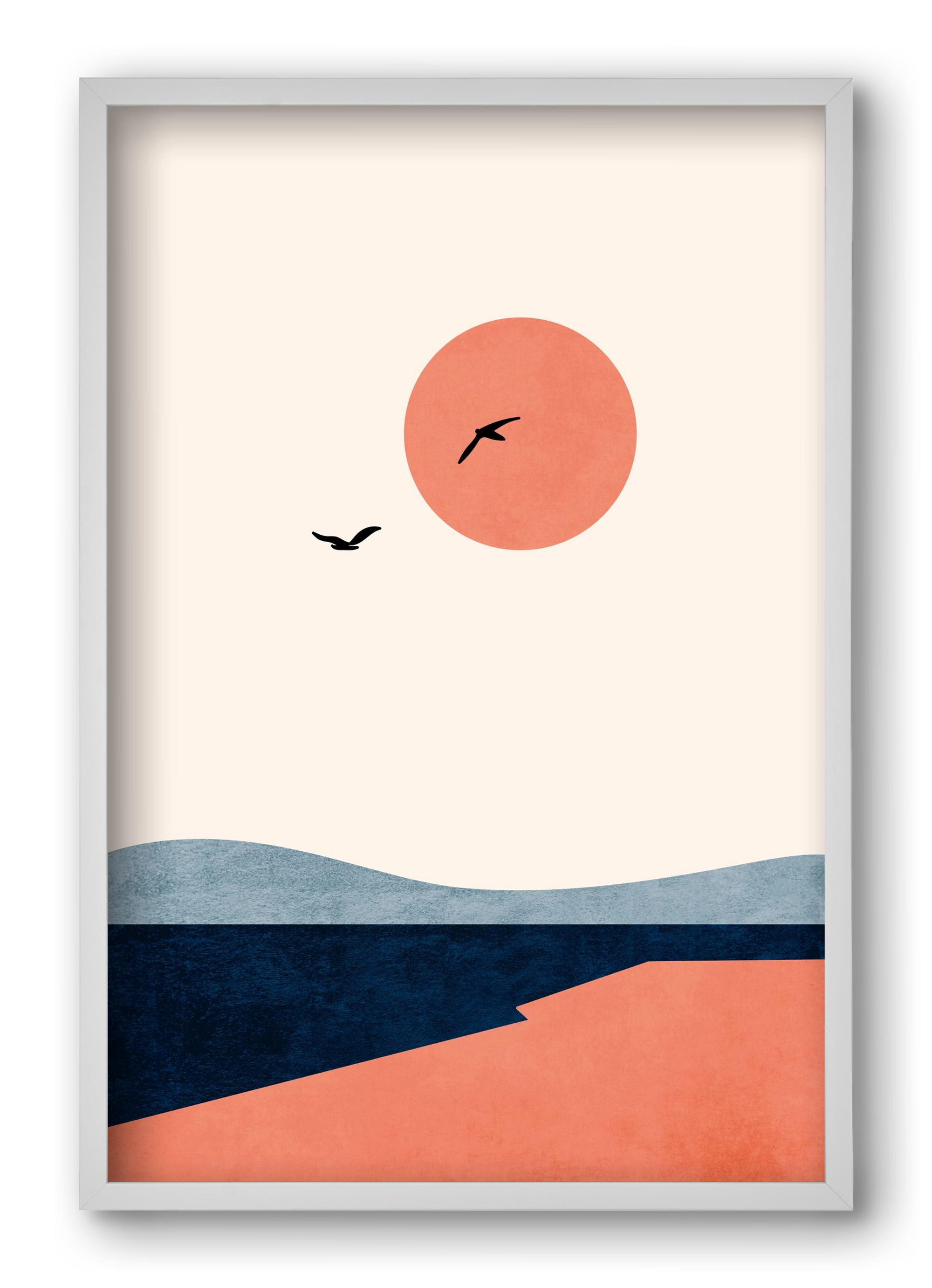 Once upon a time, 40x60 cm (40x60 cm), Fehér keret