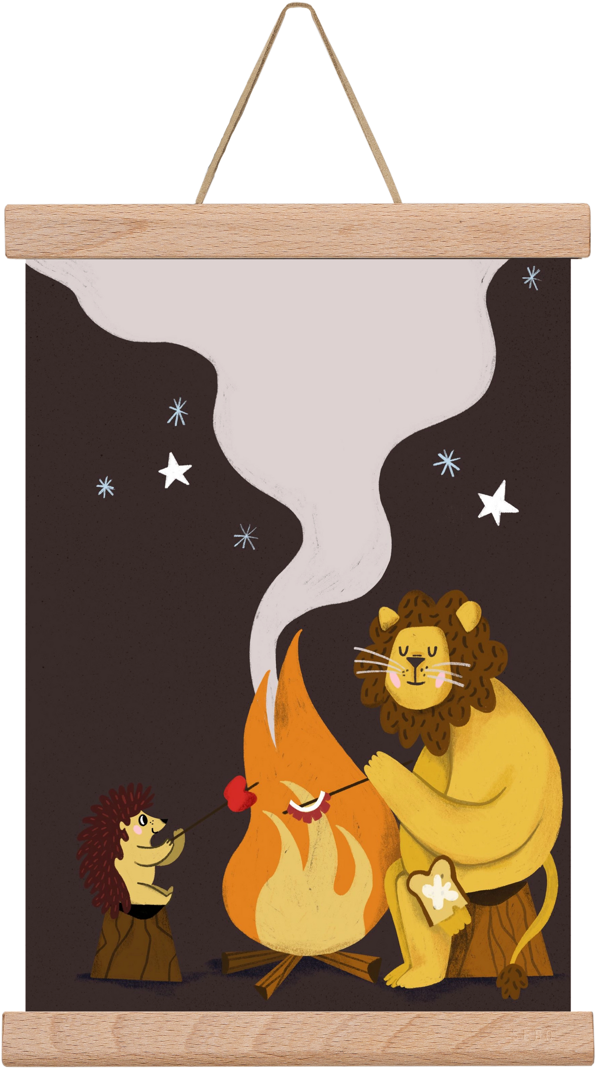 August Sky, 20x30 cm (20x30 cm), Tölgy akasztó