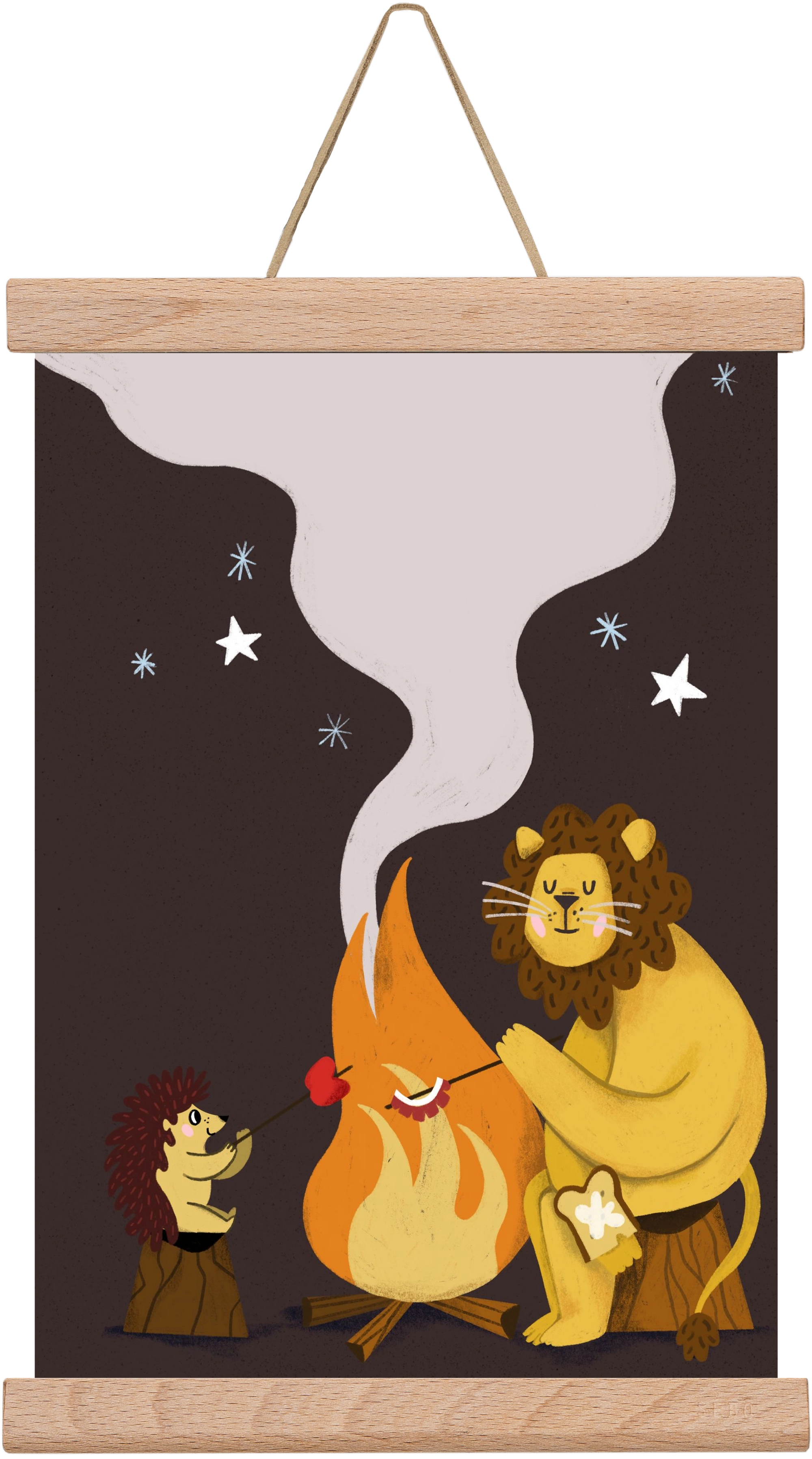 August Sky, 20x30 cm (20x30 cm), Tölgy akasztó