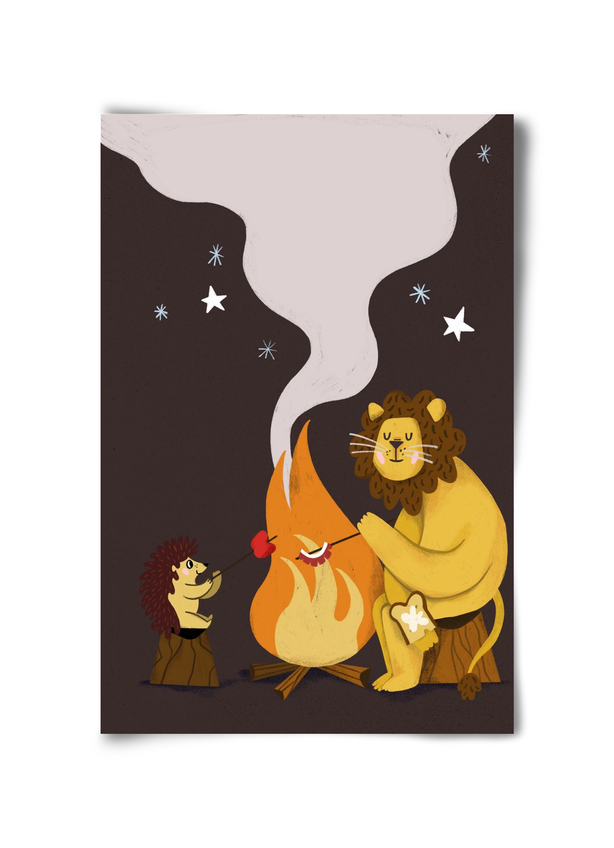 August Sky, 30x45 cm, Keret nélkül