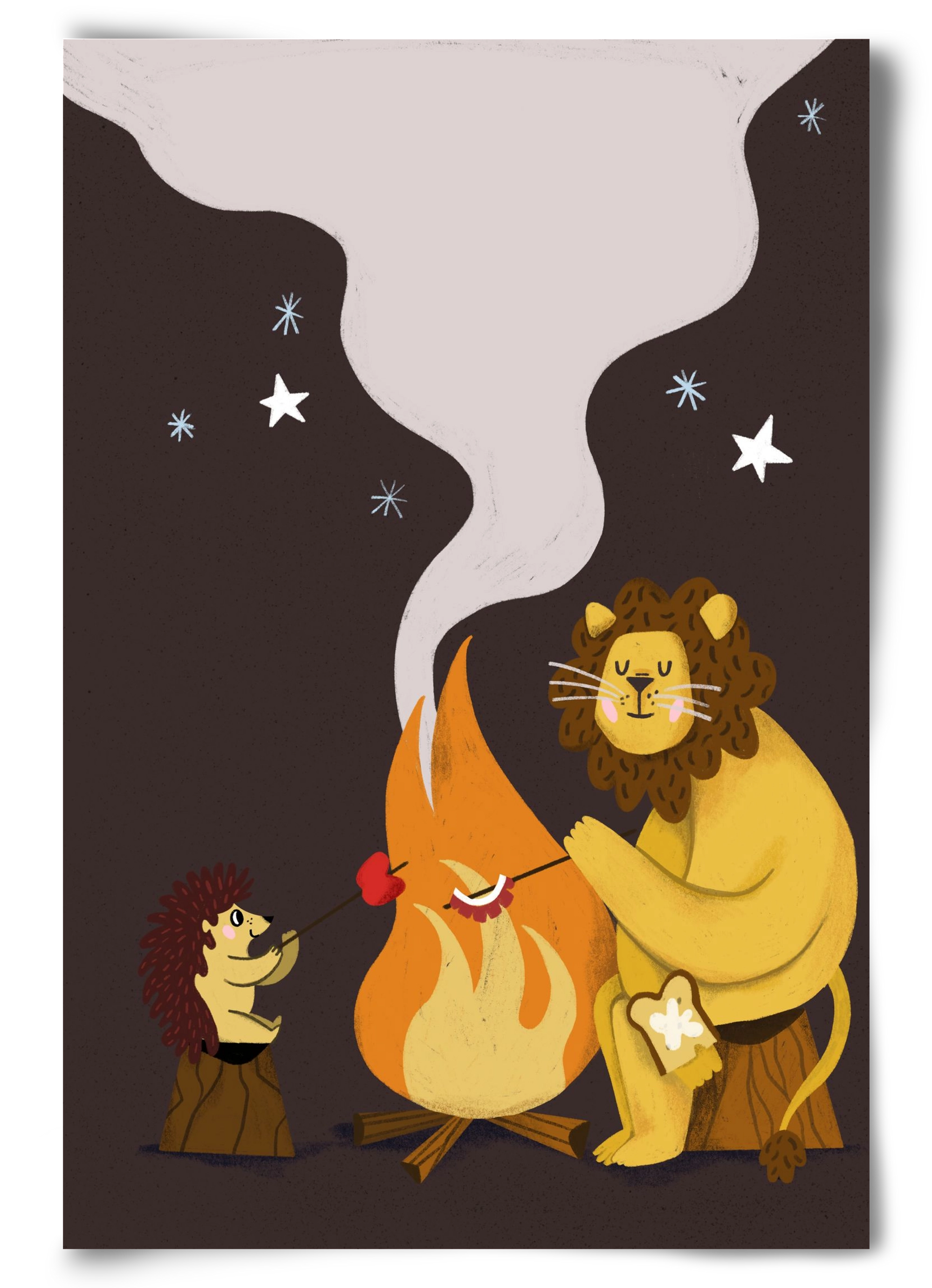 August Sky, 60x90 cm, Keret nélkül