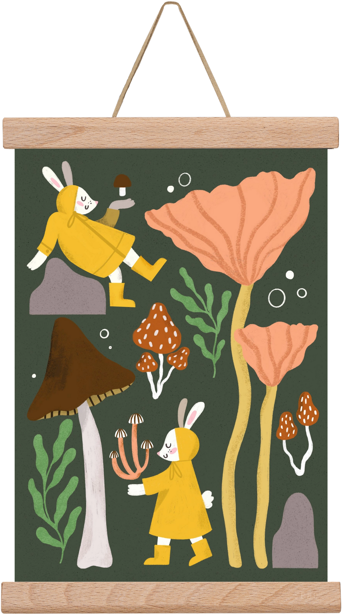 Autumn In the Forest, 20x30 cm (20x30 cm), Tölgy akasztó