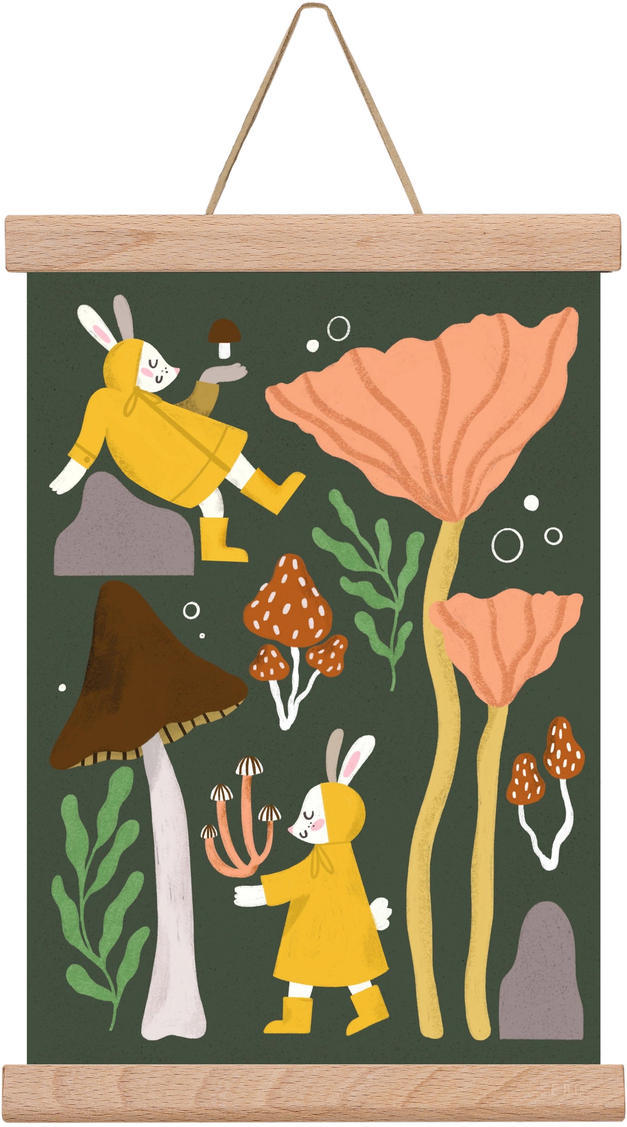 Autumn In the Forest, 20x30 cm (20x30 cm), Tölgy akasztó