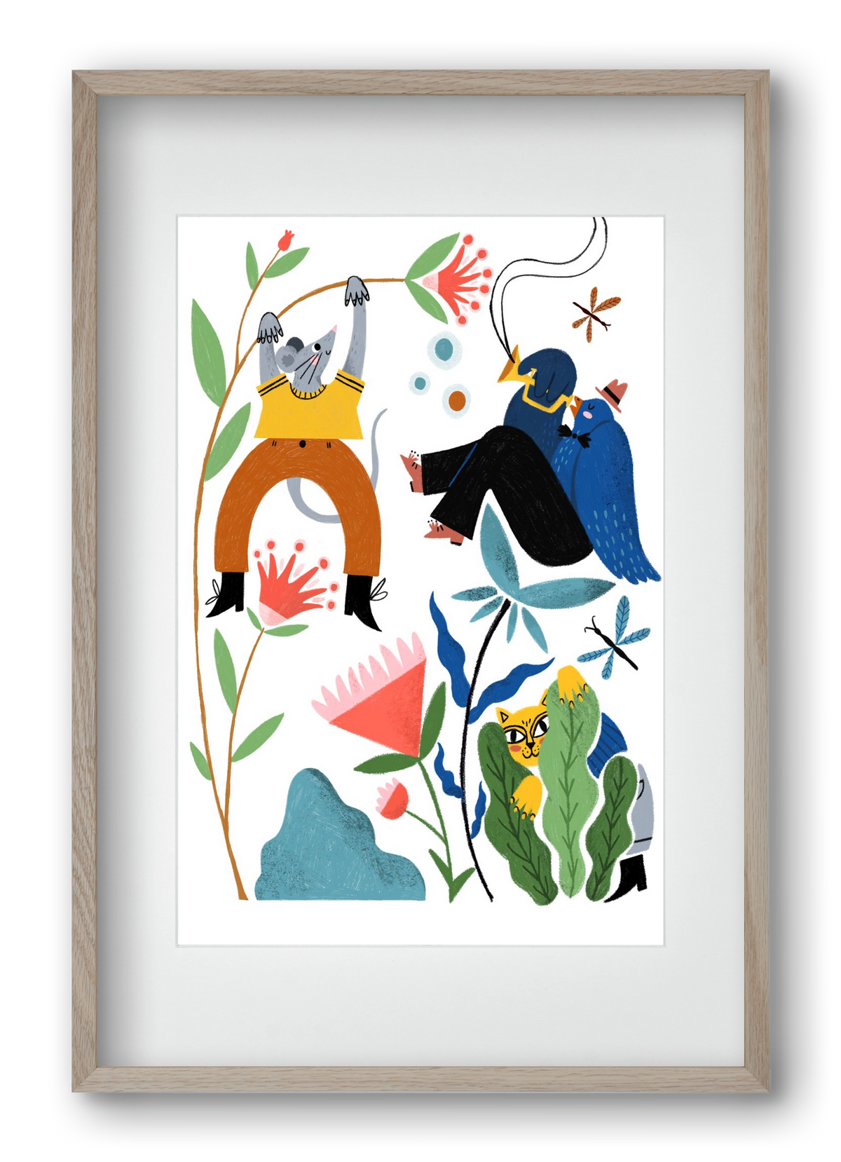 Spring Has Arrived, 40x60 cm (30x45 cm), Tölgy keret, paszpartuval