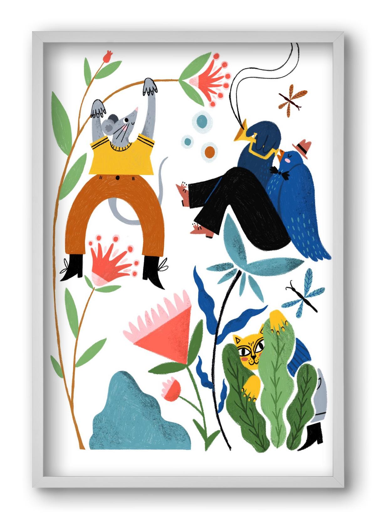 Spring Has Arrived, 40x60 cm (40x60 cm), Fehér keret