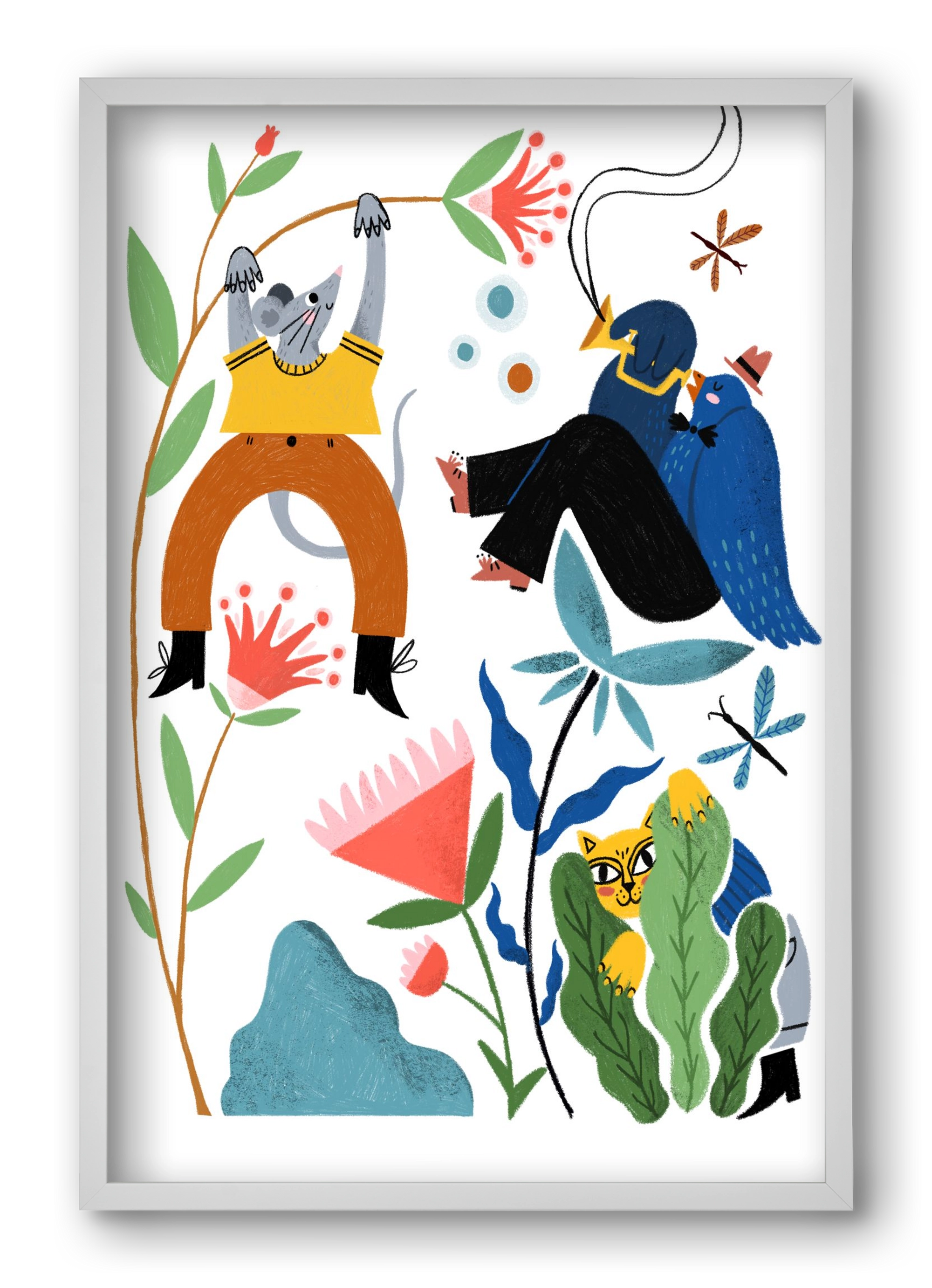 Spring Has Arrived, 40x60 cm (40x60 cm), Fehér keret