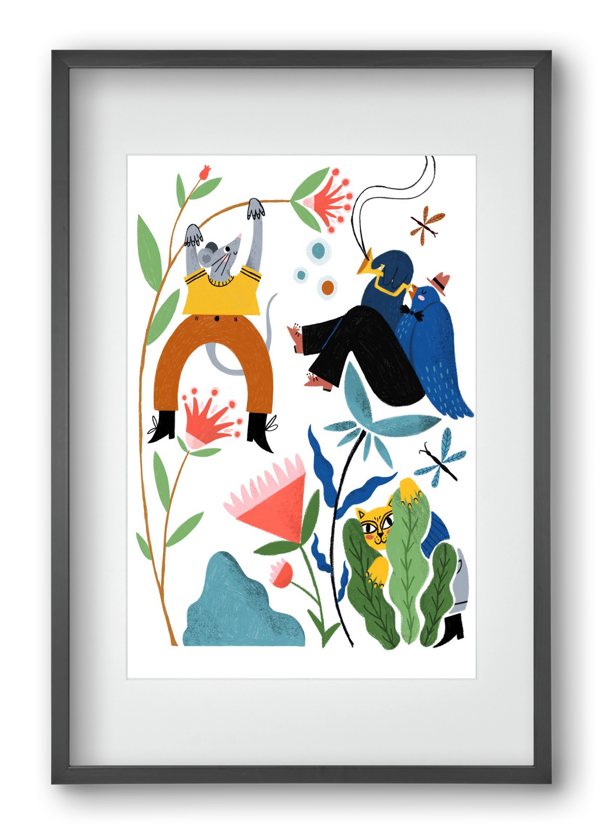 Spring Has Arrived, 40x60 cm (30x45 cm), Fekete keret, paszpartuval