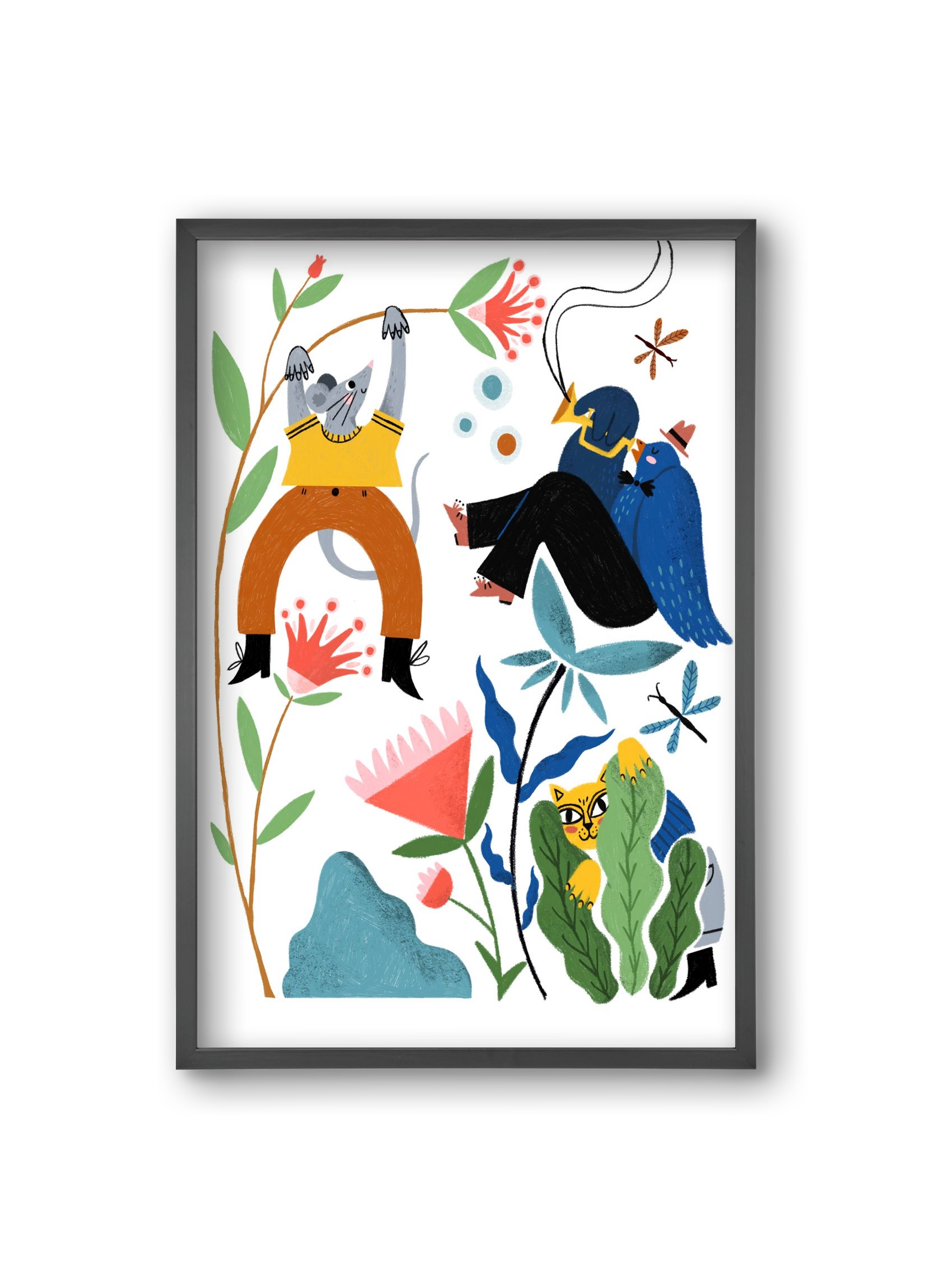 Spring Has Arrived, 20x30 cm (20x30 cm), Fekete keret