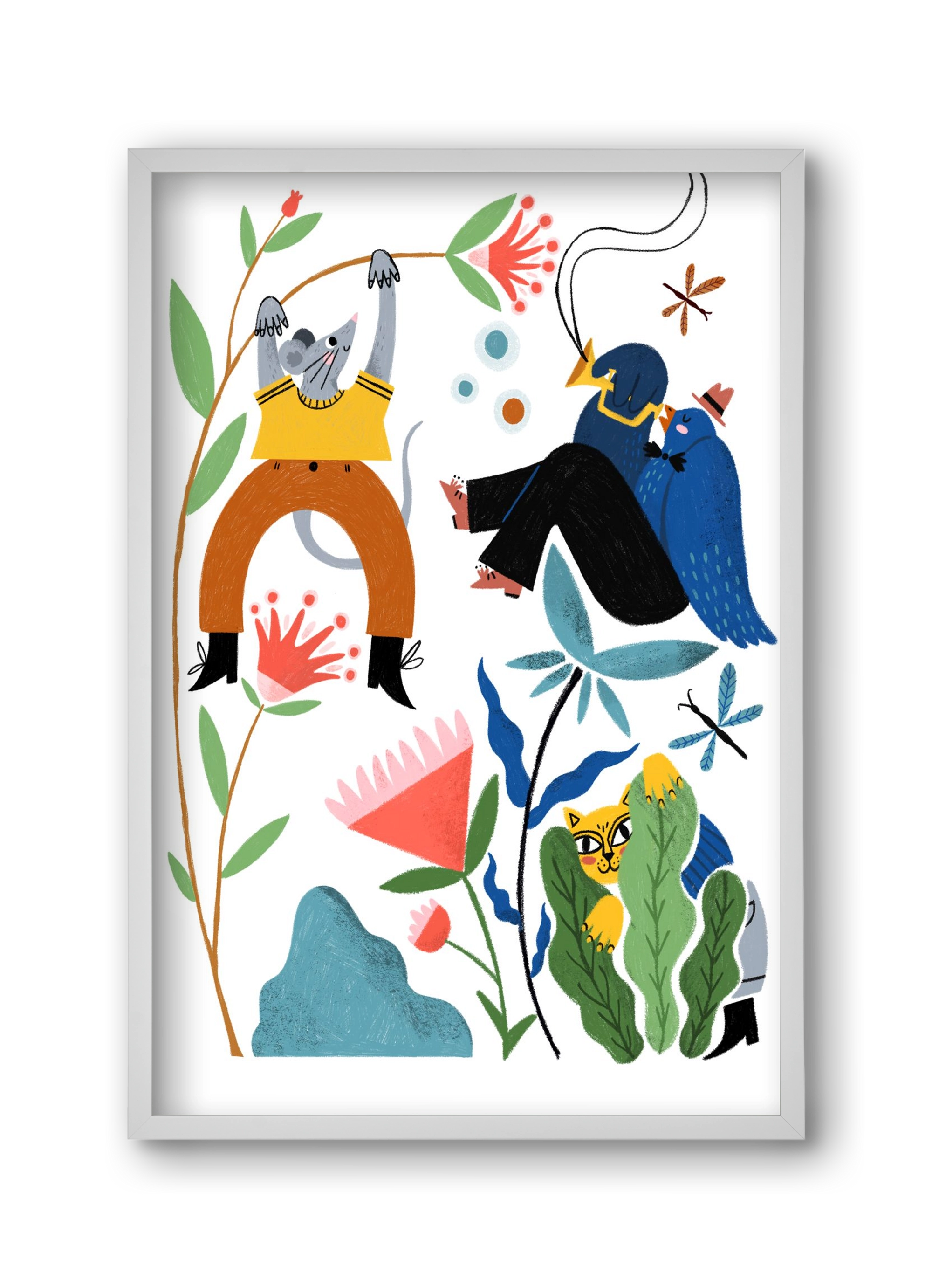 Spring Has Arrived, 30x45 cm (30x45 cm), Fehér keret